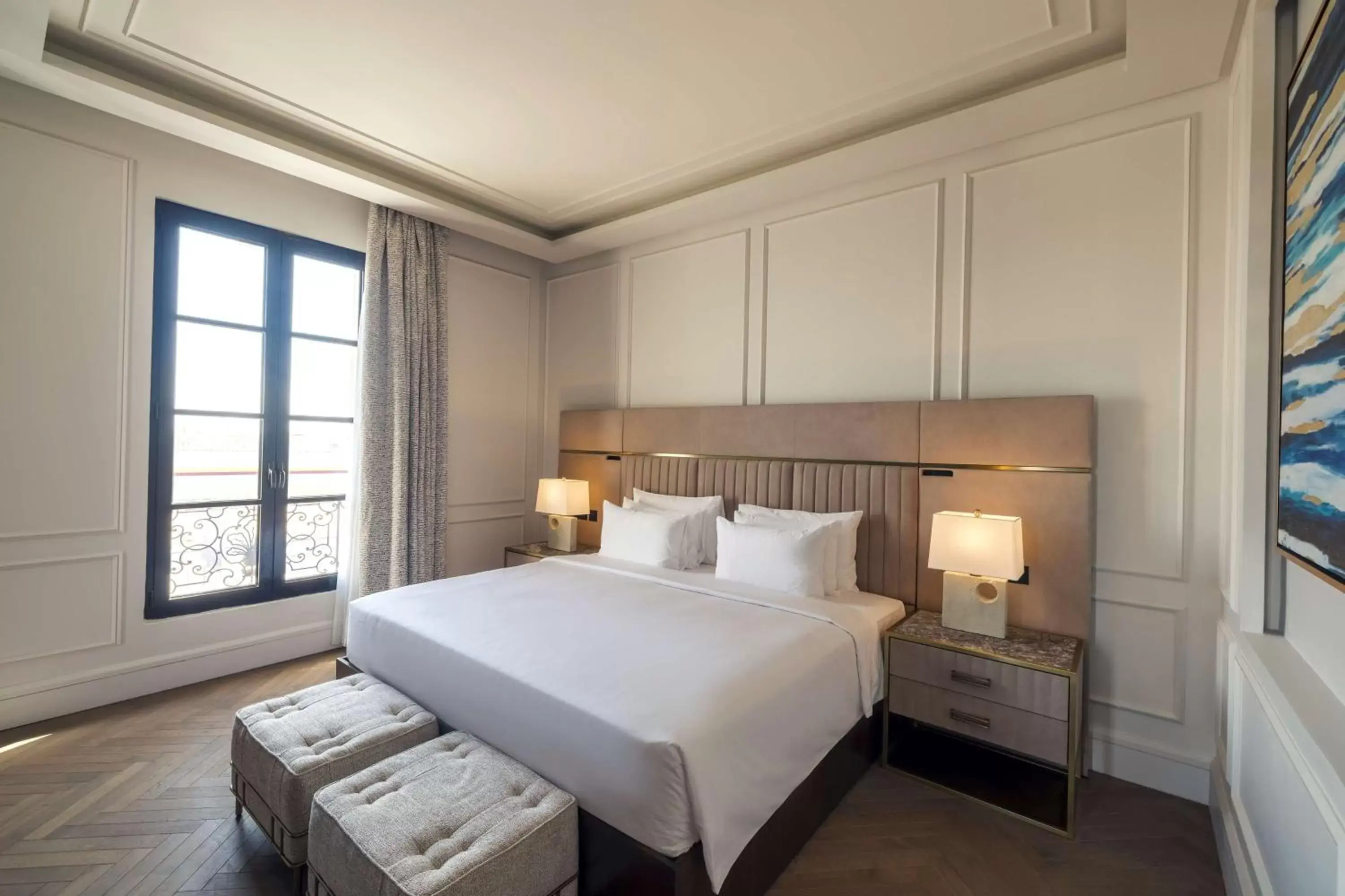 Bedroom, Bed in Mansard Riyadh, a Radisson Collection Hotel Bedroom, Bed in Mansard Riyadh, a Radisson Collection Hotel