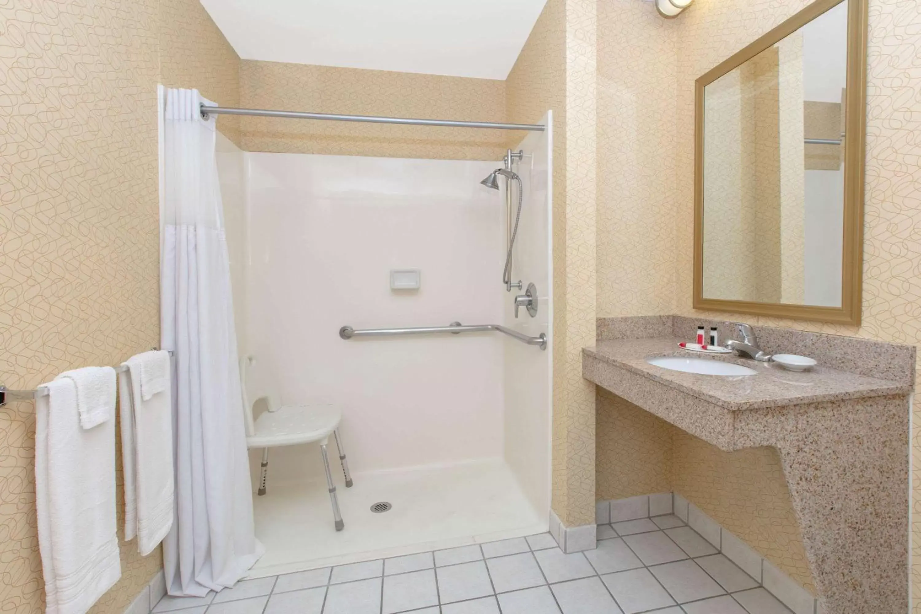 Shower, Bathroom in Days Inn by Wyndham Tulsa Central