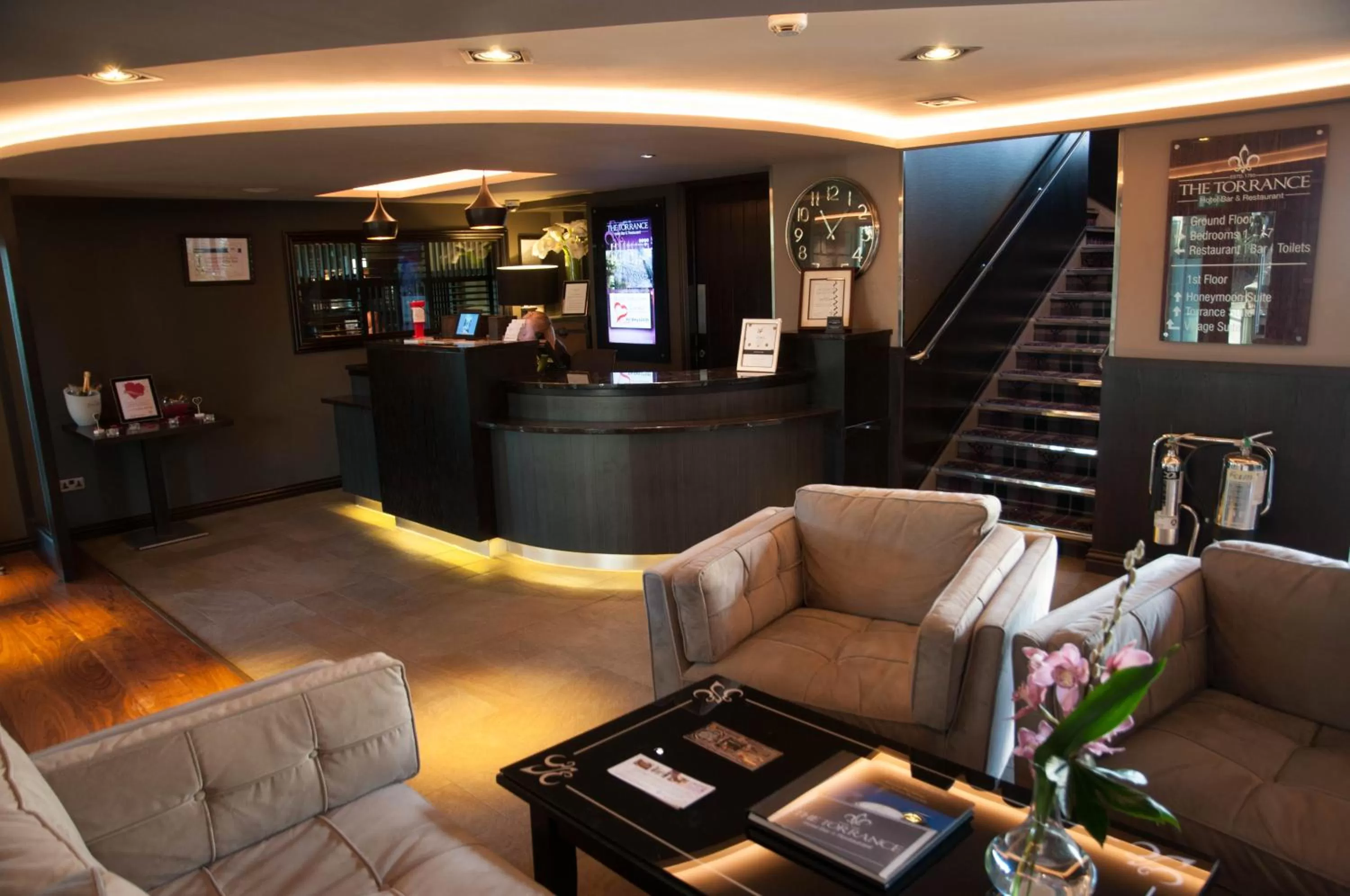 Lobby or reception in The Torrance Hotel