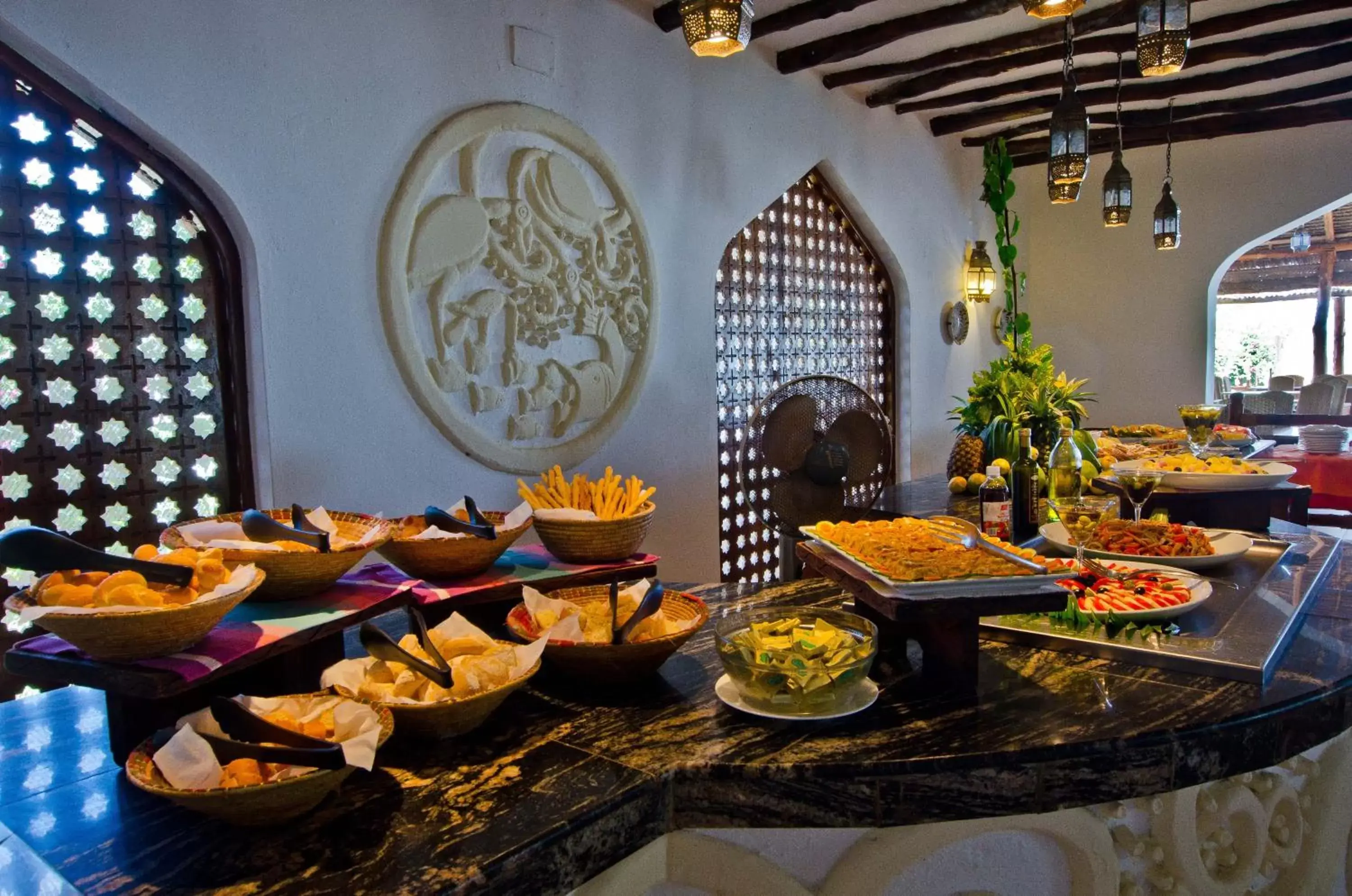 Breakfast in Sultan Sands Island Resort & Spa Breakfast in Sultan Sands Island Resort & Spa