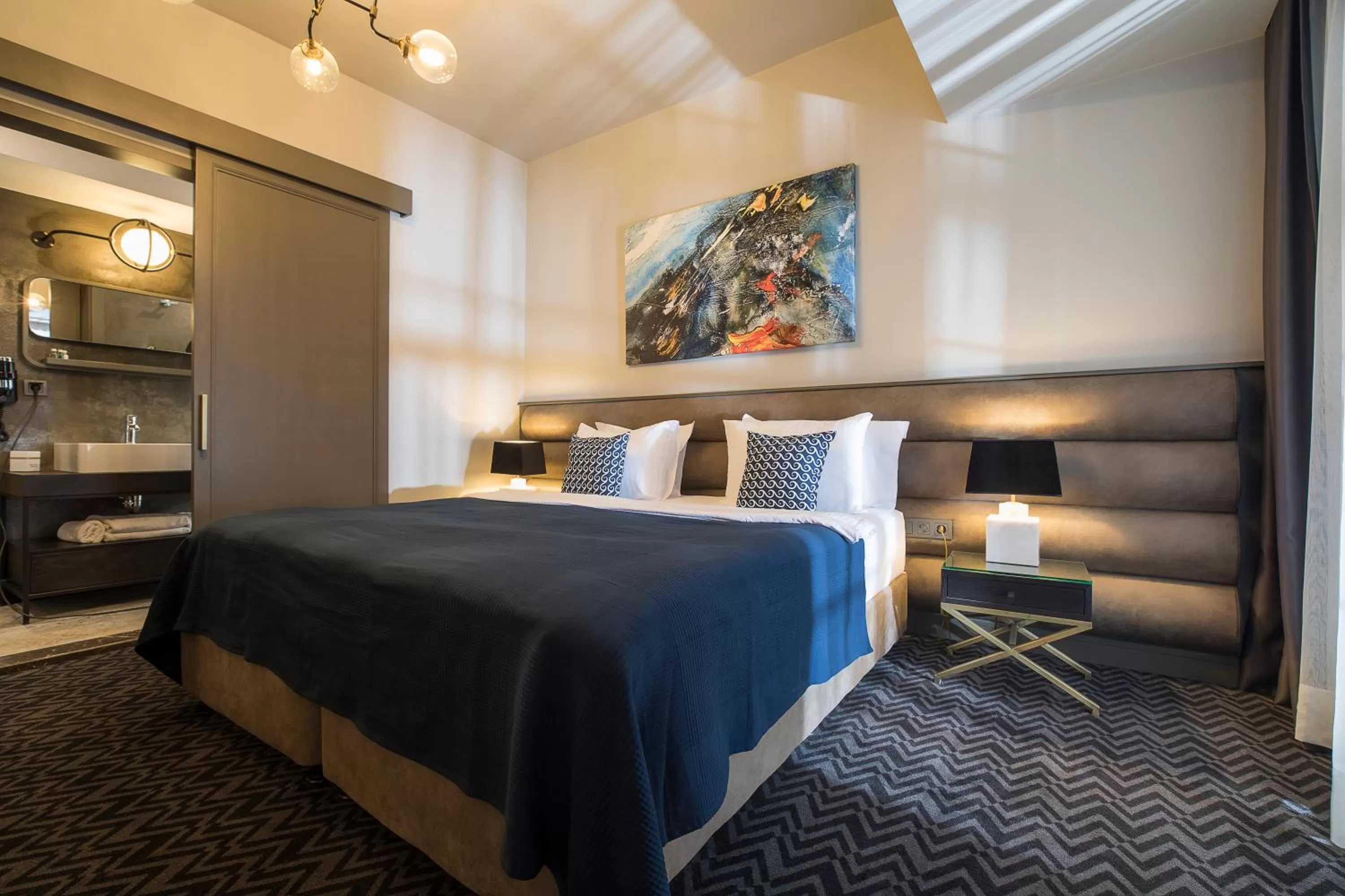 Bed in Nabu Hotel Karaköy