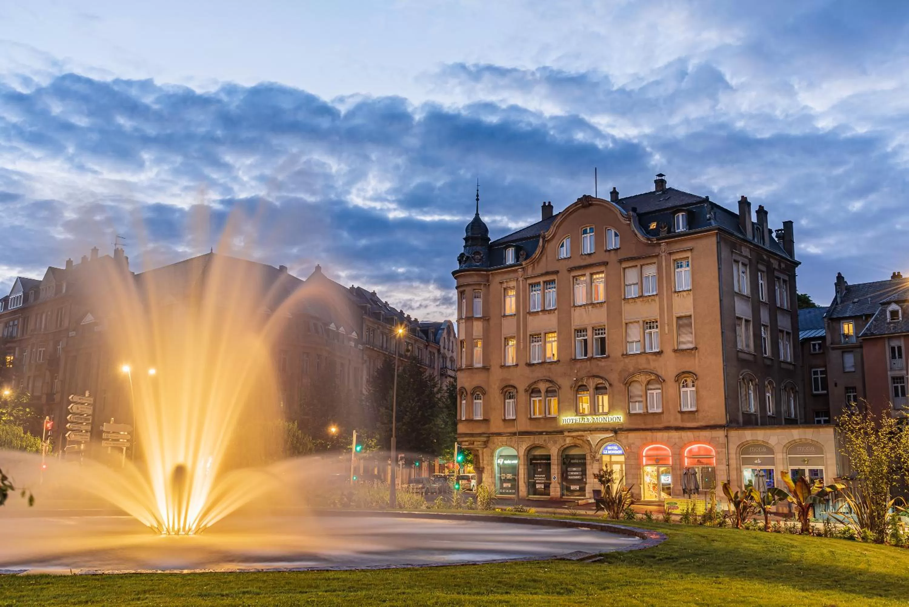 City view in Hôtel Le Mondon Metz
