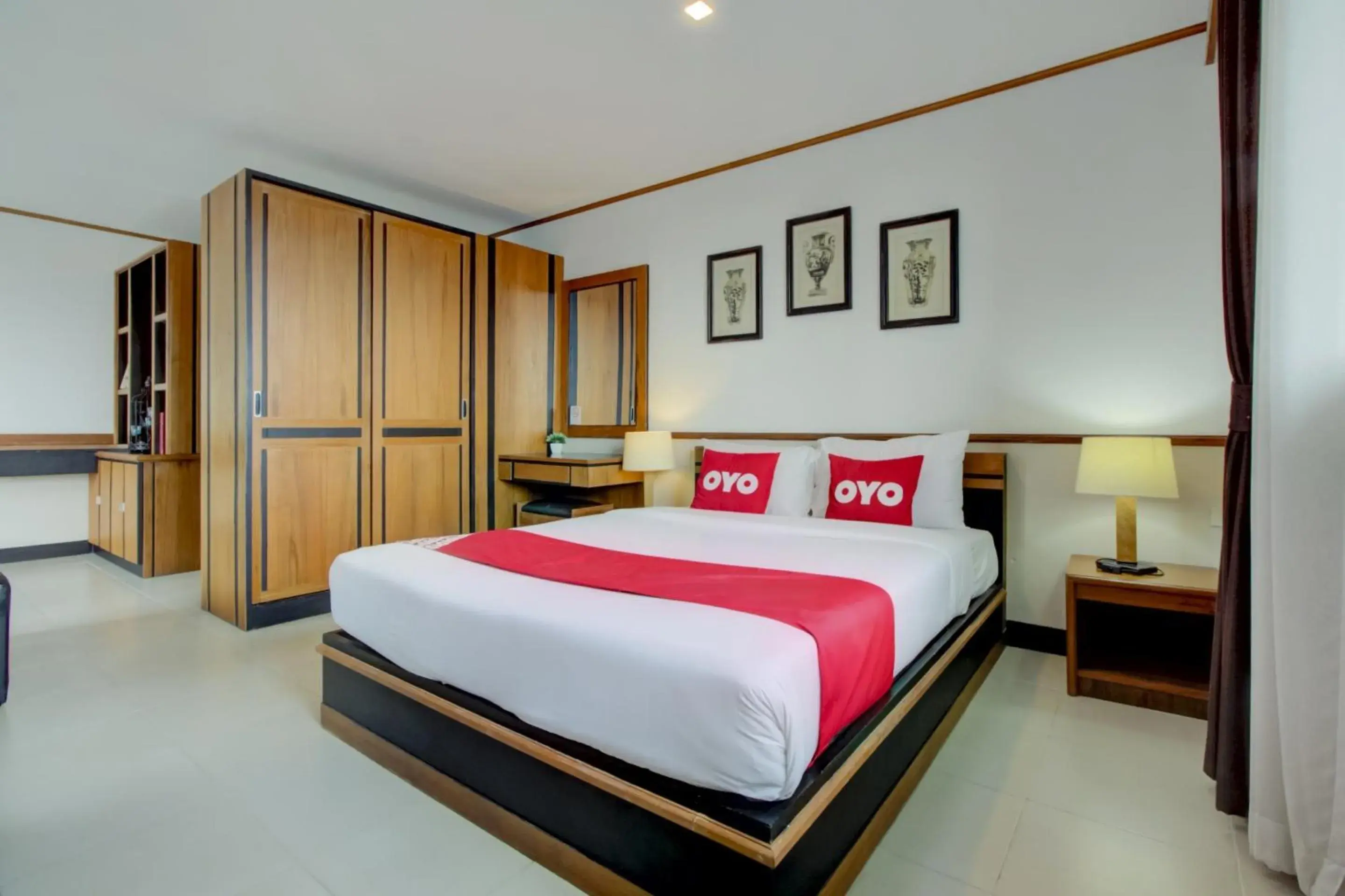 Bedroom, Bed in Super OYO Capital O 564 Nature Boutique Hotel