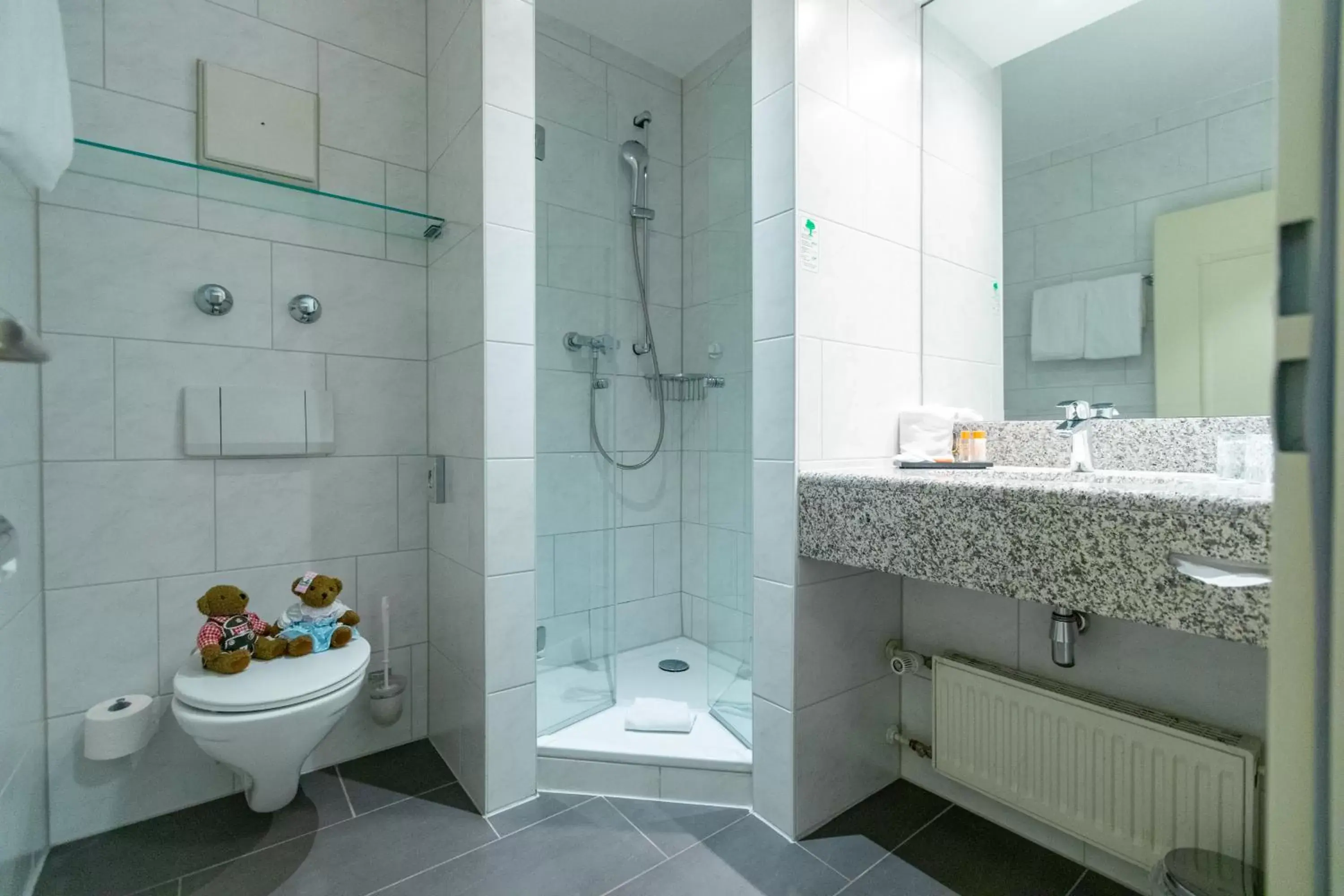 Shower, Bathroom in Olymp Munich