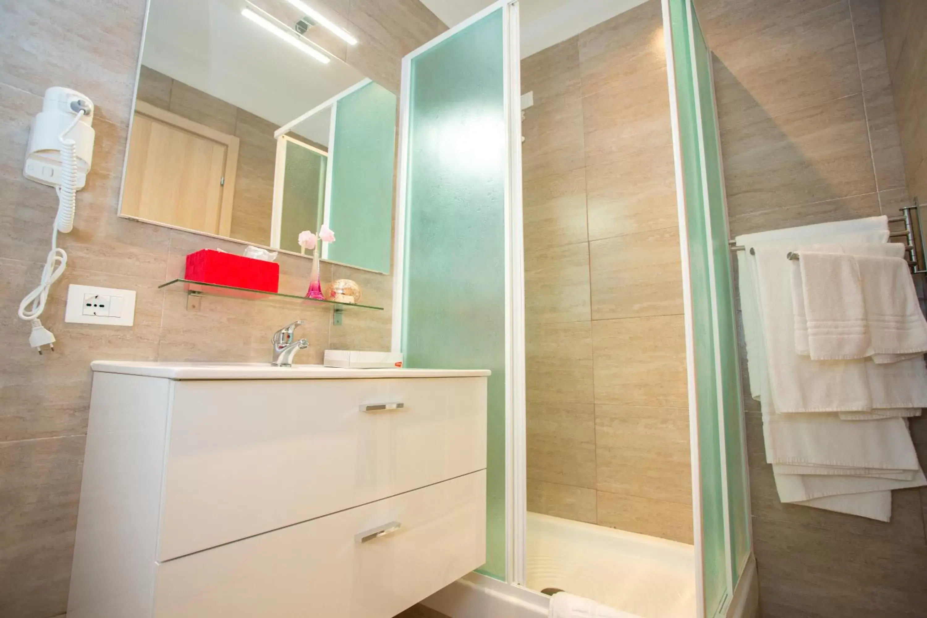 Shower, Bathroom in BQ House Castello Luxury Rooms