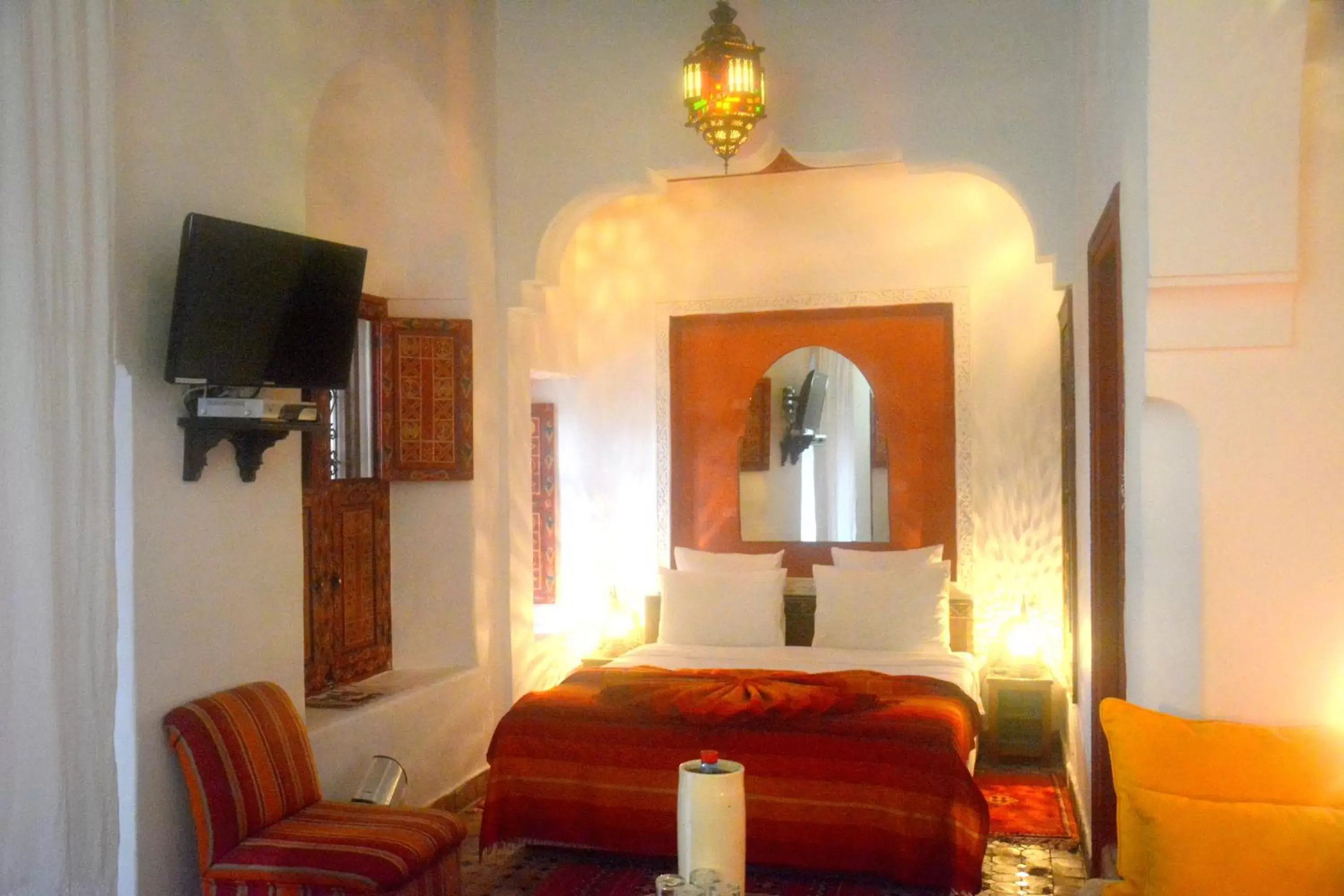 Bed in Riad Ghali Hotel & SPA