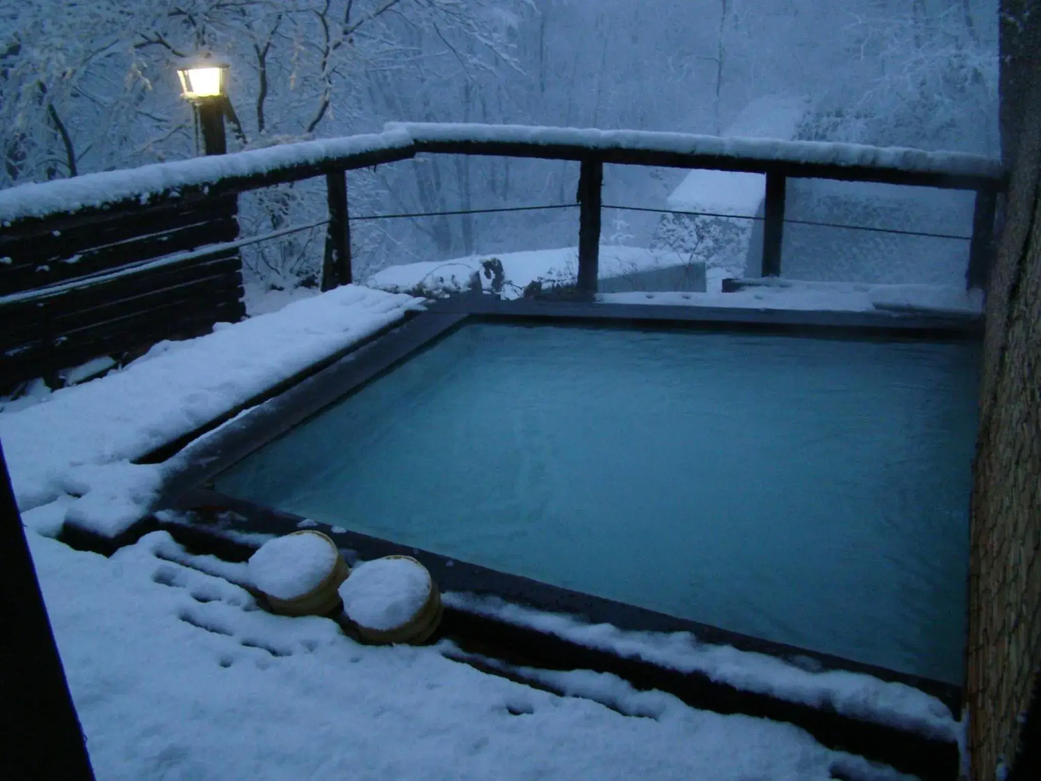 Hot Spring Bath, Swimming Pool in Mogamitakayu Zenshichinoyu Ohira