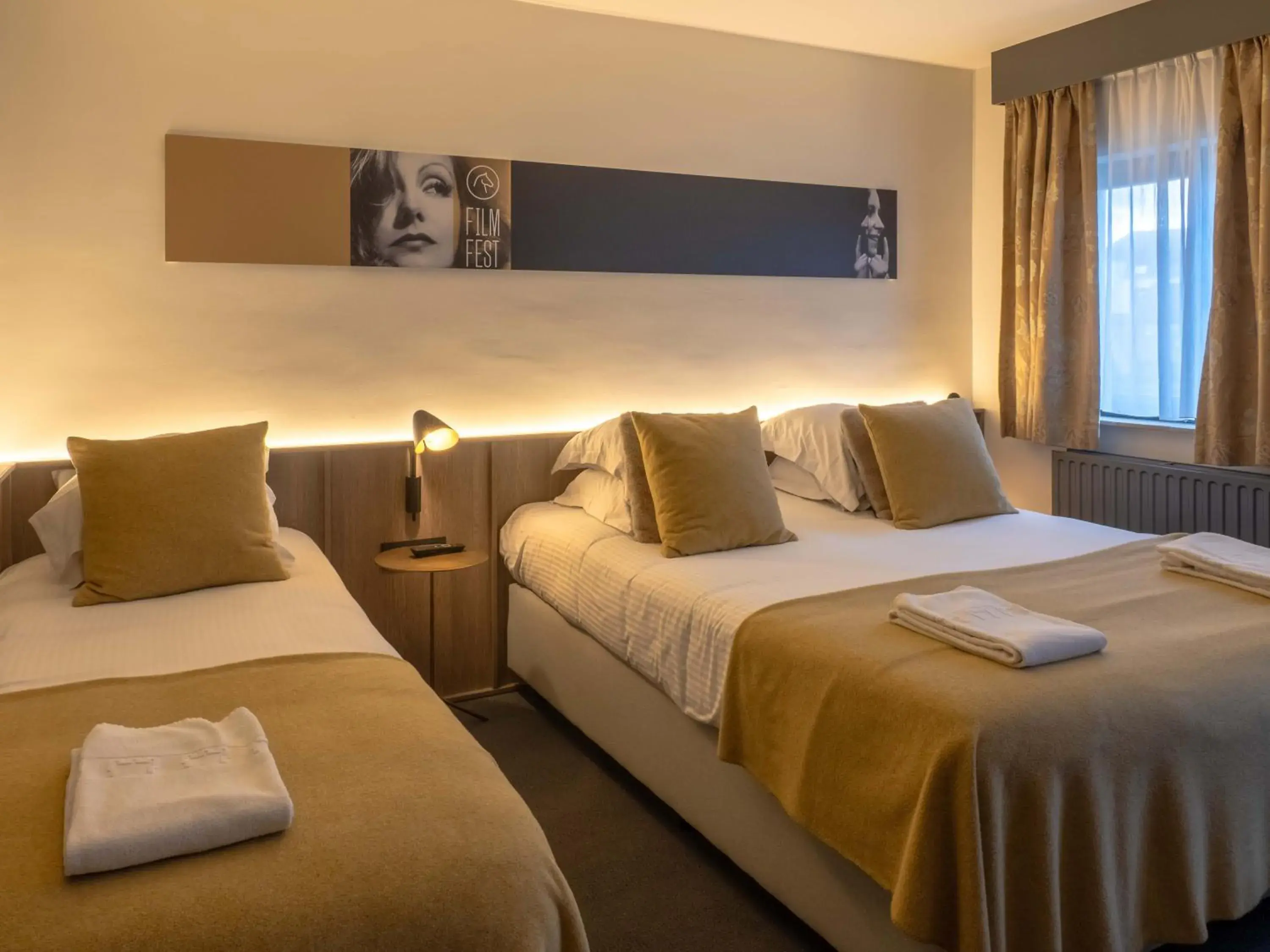 Bed in Hotel Gravensteen