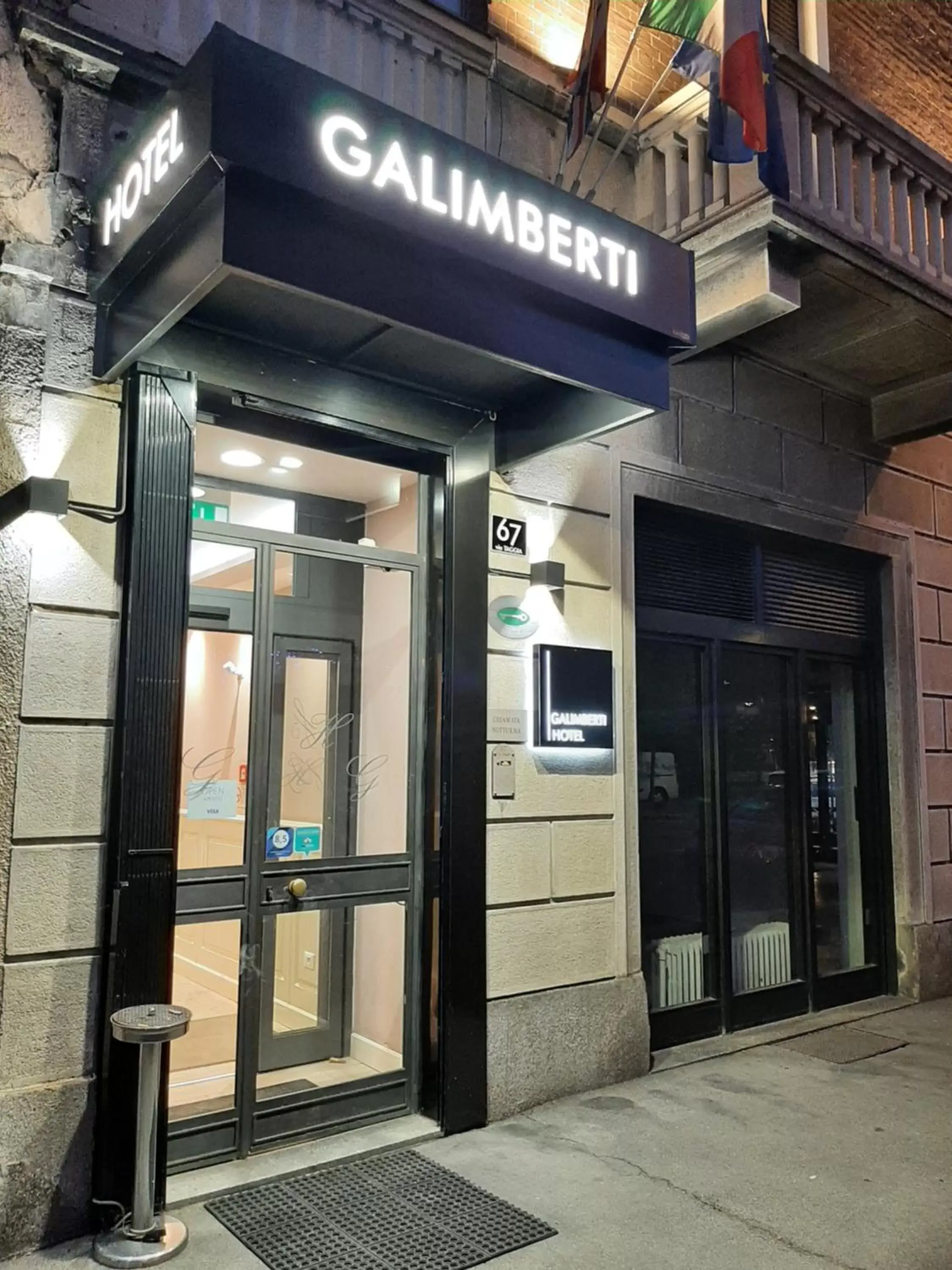 Facade/entrance in Hotel Galimberti