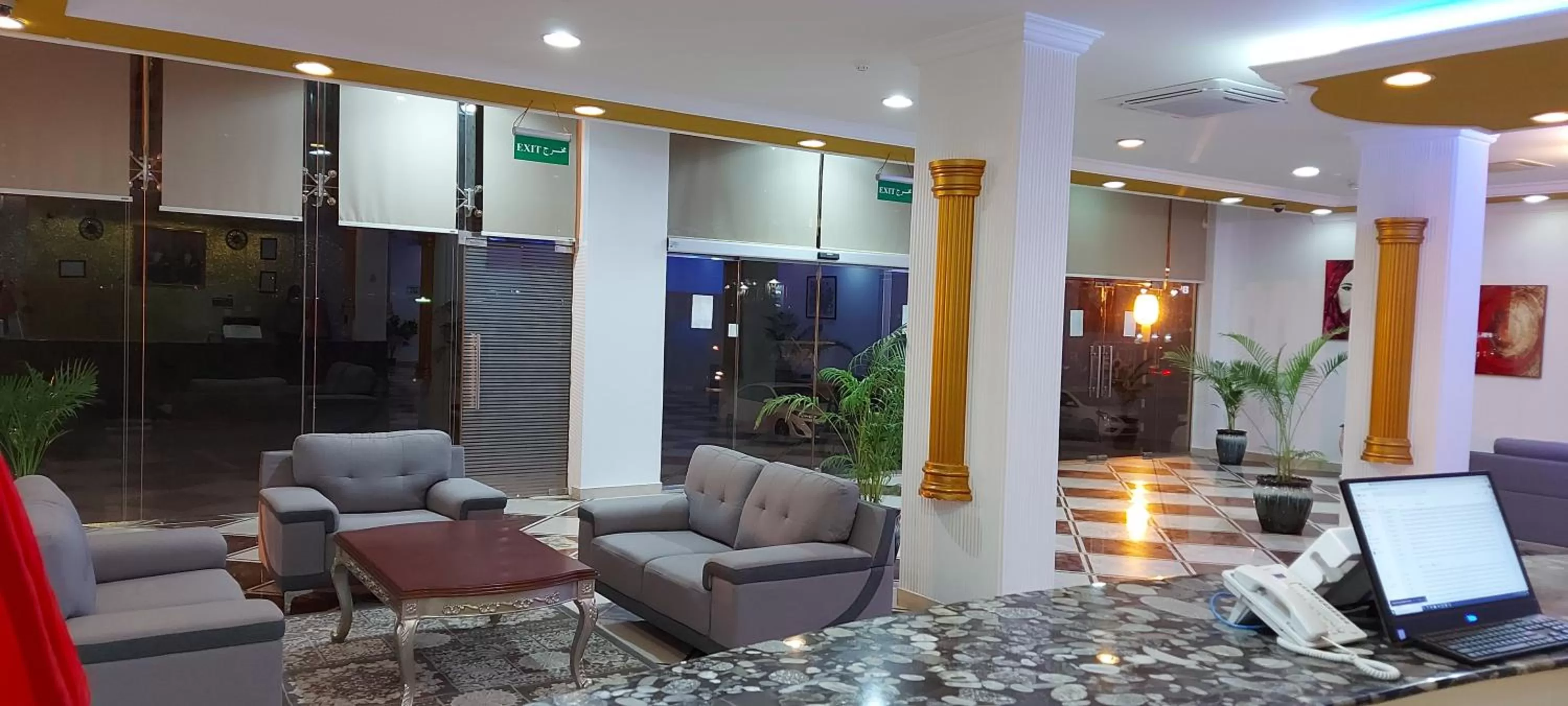 Lobby or reception in DREAMLAND HOTEL APARTMENT NIZWA