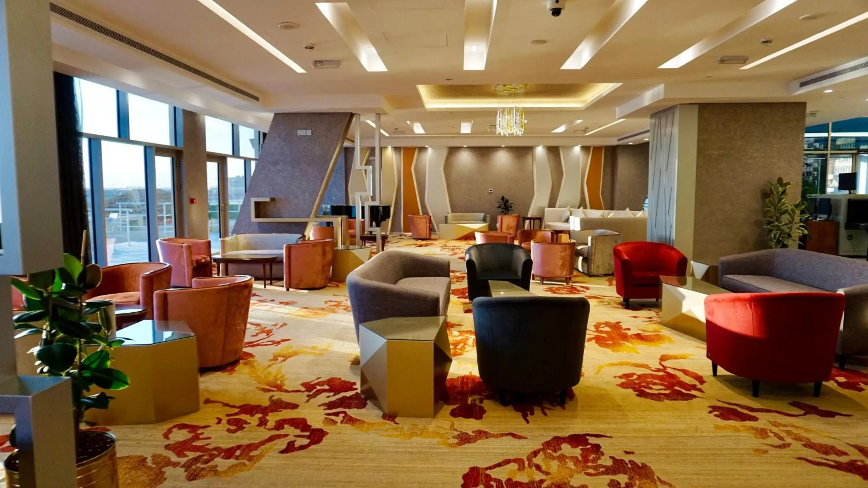 Lobby or reception in Al Kout Beach Hotel Lobby or reception in Al Kout Beach Hotel
