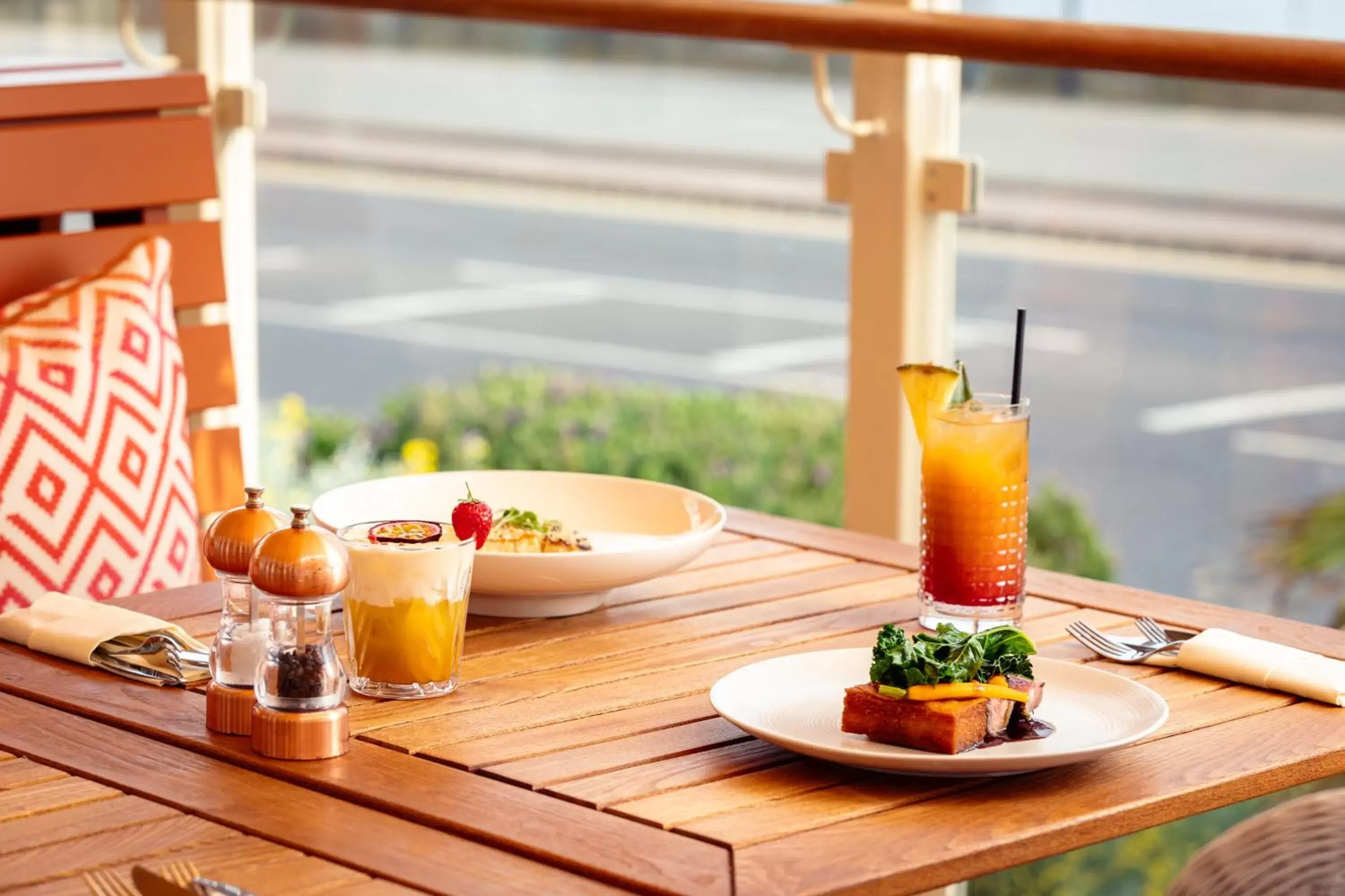 Food close-up in Roslin Beach Hotel