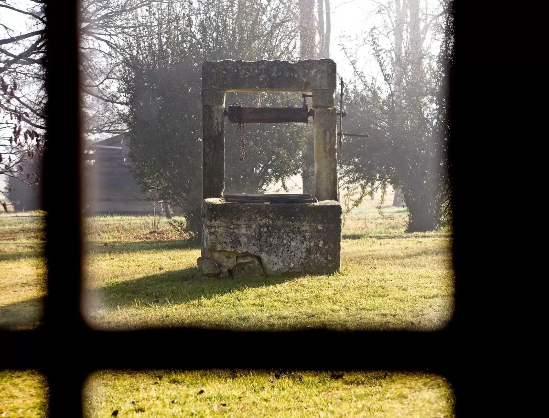 Garden view in La Bribaudonnière