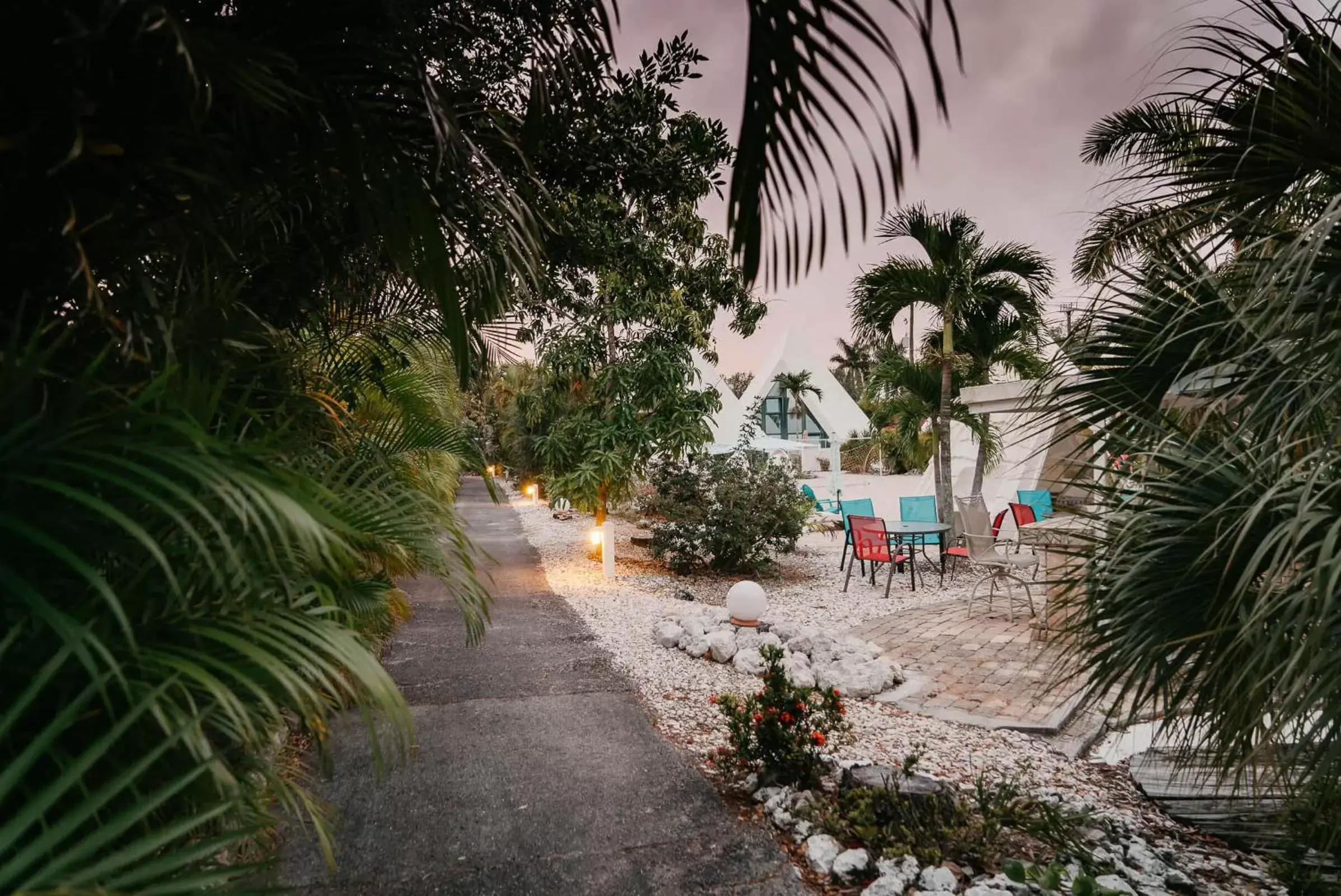 Garden in Pyramids in Florida