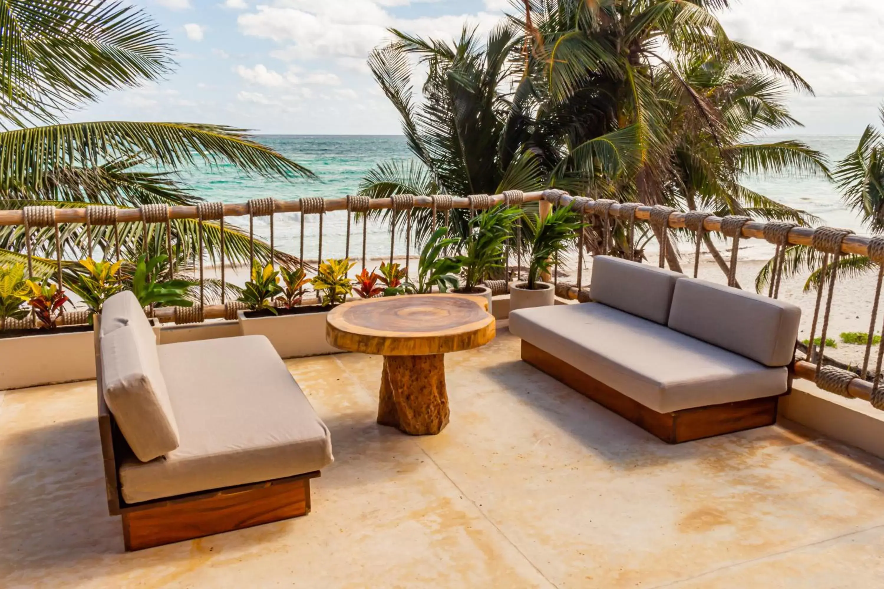 Balcony/Terrace in Dune Boutique Hotel located at the party zone