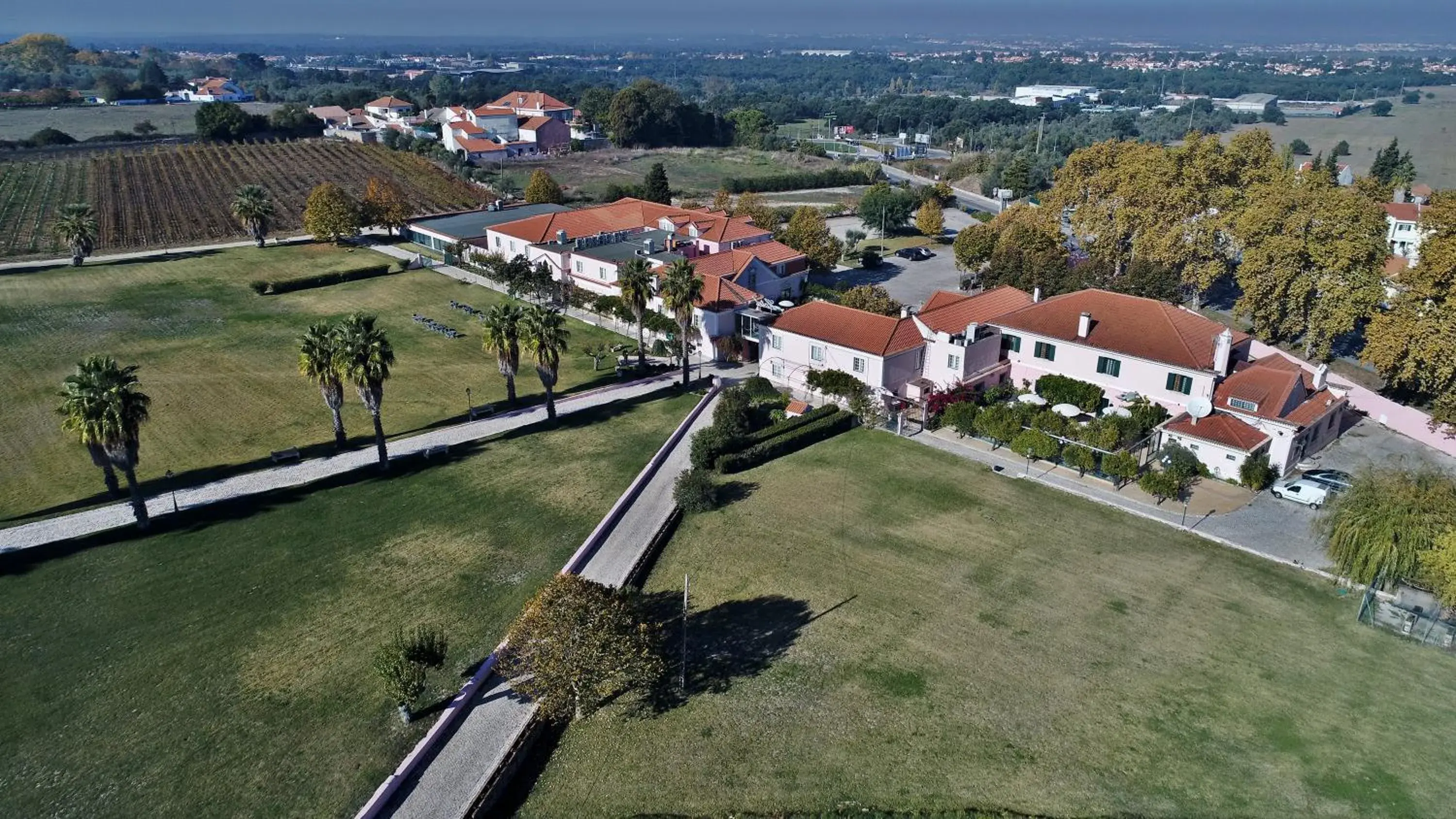 Property building, Bird's-eye View in Hotel Club d'Azeitao