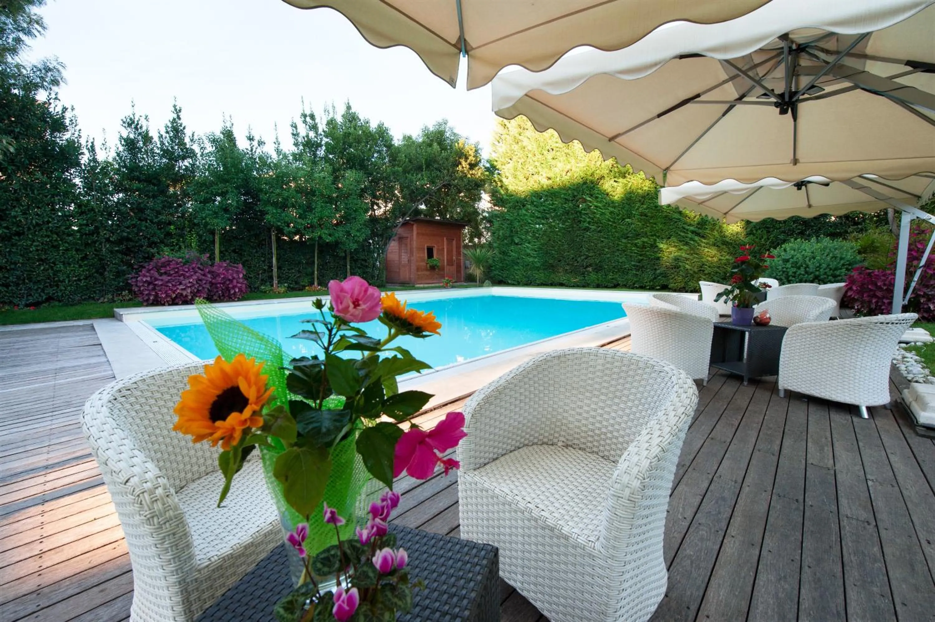 Facade/entrance in Villa Maria Cristina