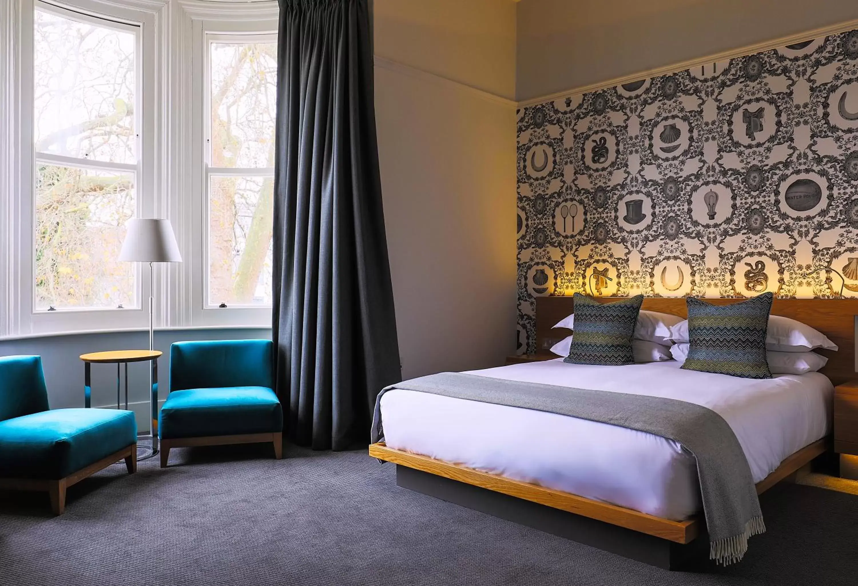 Bedroom, Bed in Malmaison Cheltenham