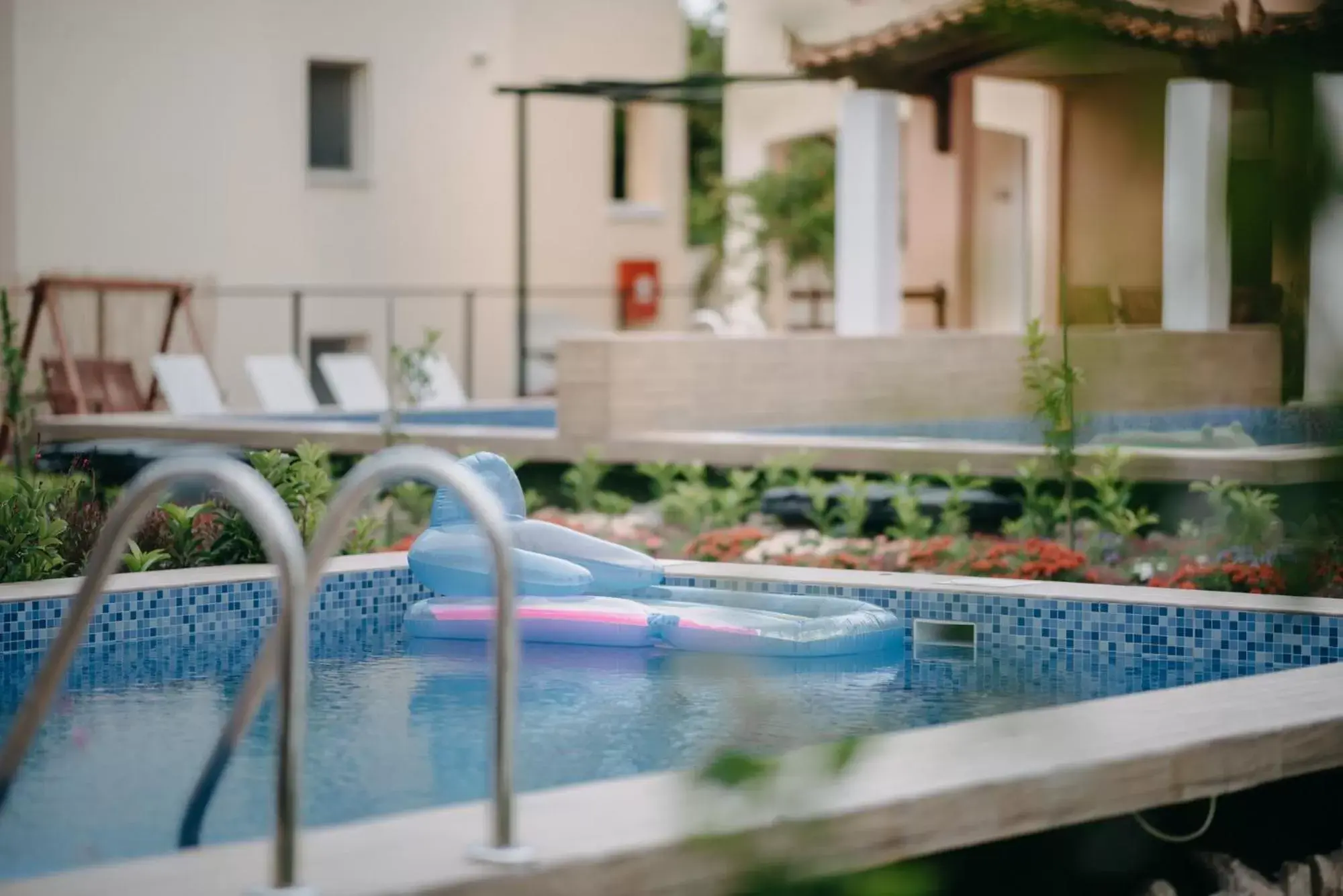 Patio, Swimming Pool in Corinthian Village