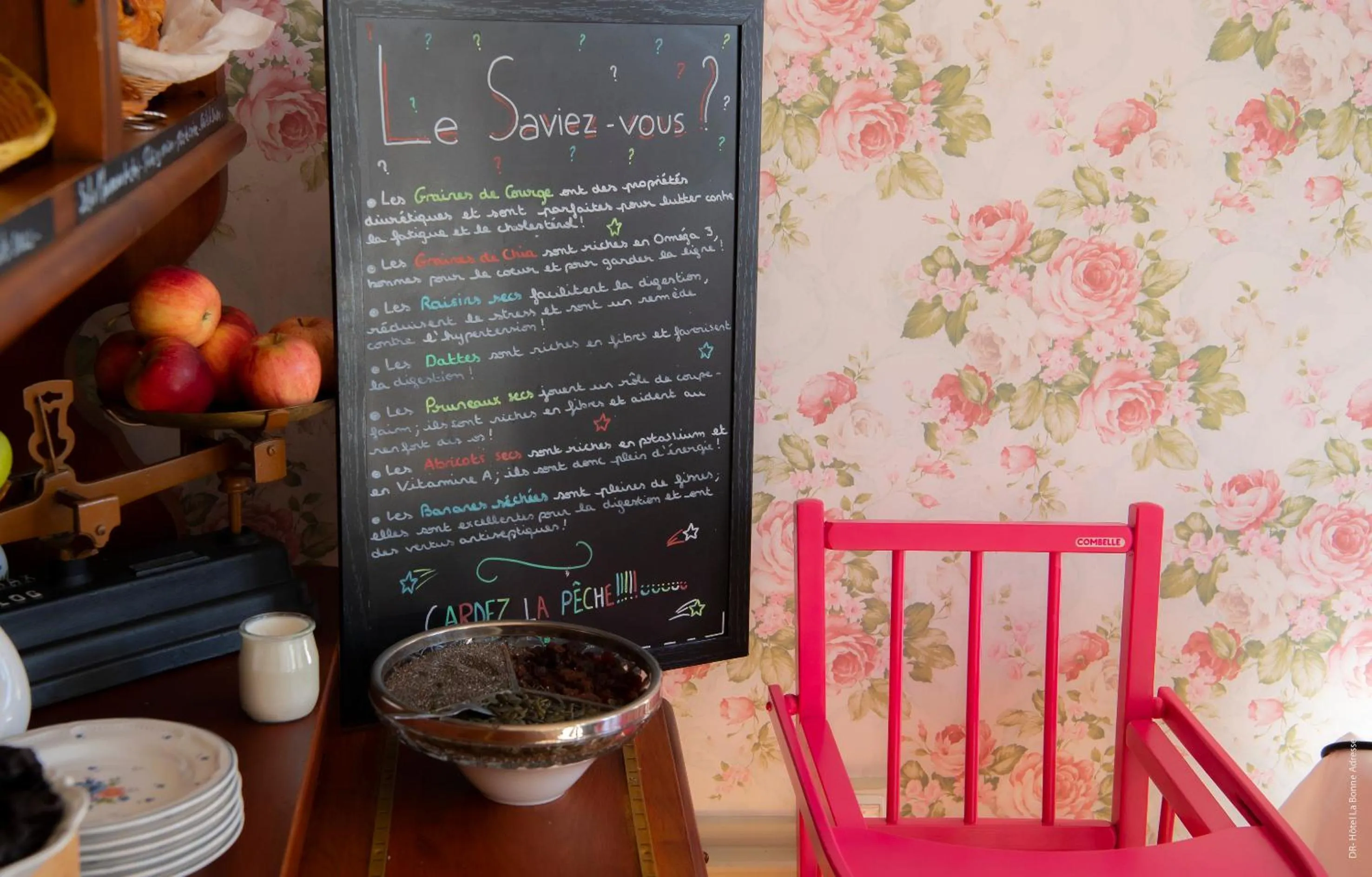 Breakfast in Hotel de Charme La Bonne Adresse - Logis hotels