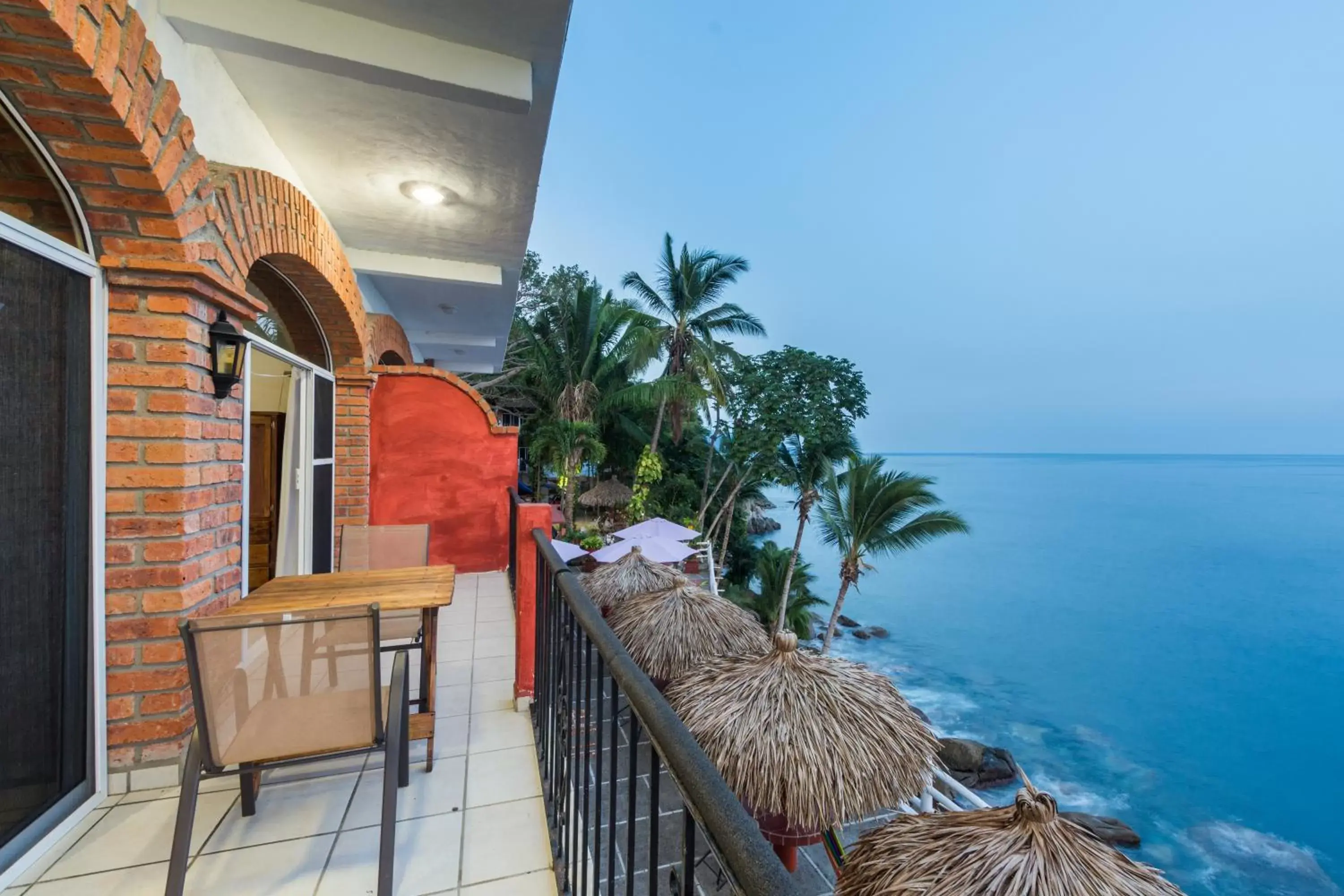 Balcony/Terrace in Traditional Sierra Leon Oceanfront Rooms - Adults Only