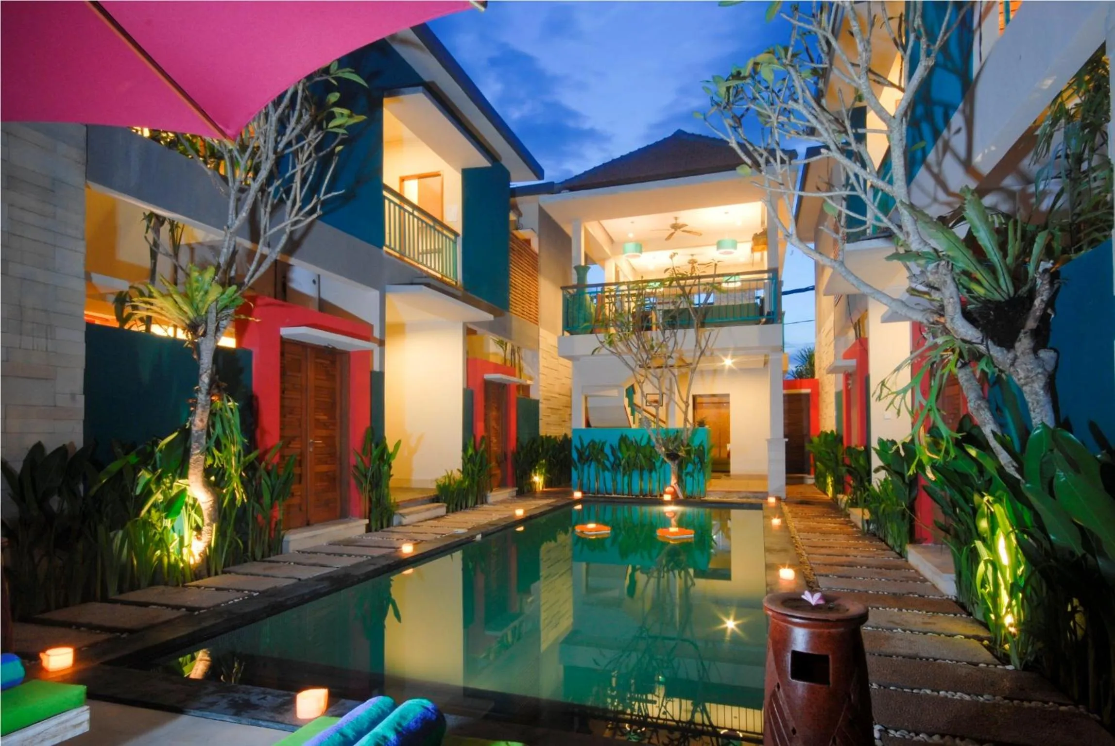 Swimming pool in The Green Zhurga Suite Seminyak