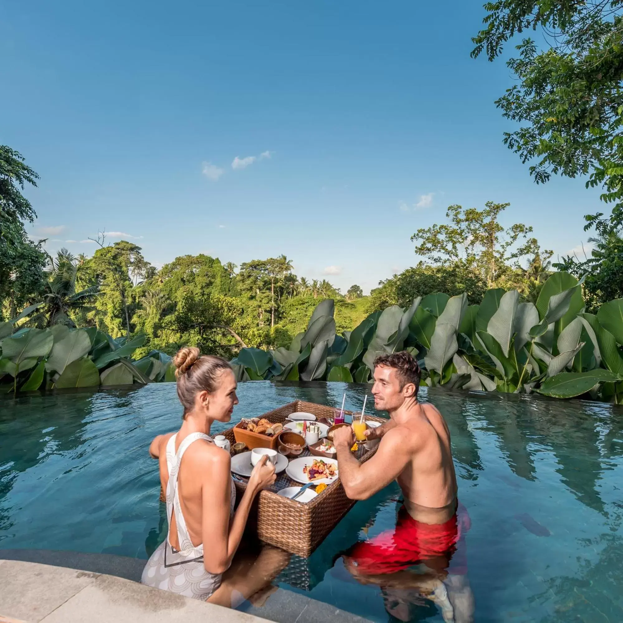Swimming pool in tanadewa Resort Ubud Bali by Cross Collection Swimming pool in tanadewa Resort Ubud Bali by Cross Collection