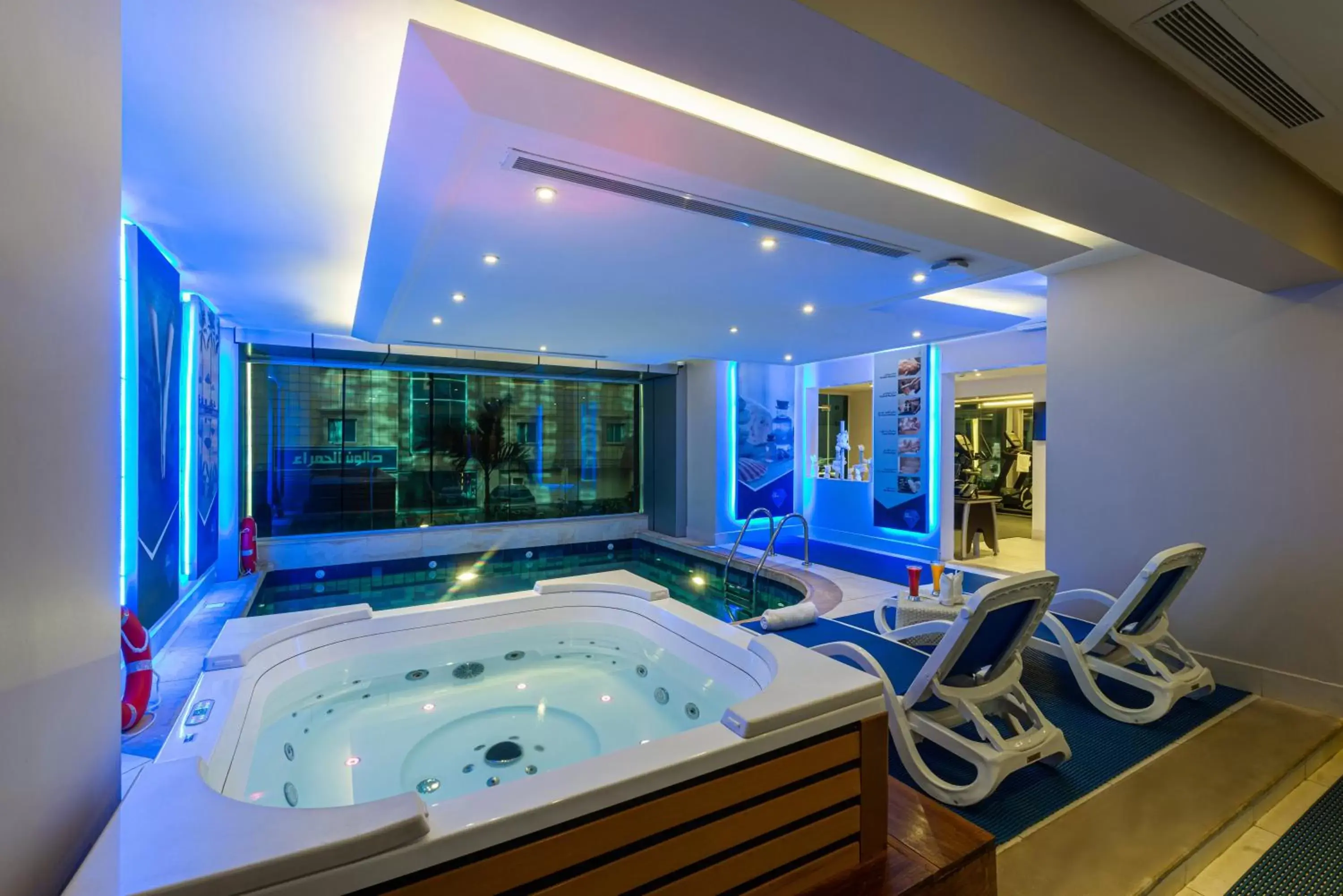 Pool view in Blue Diamond Hotel Jeddah Pool view in Blue Diamond Hotel Jeddah