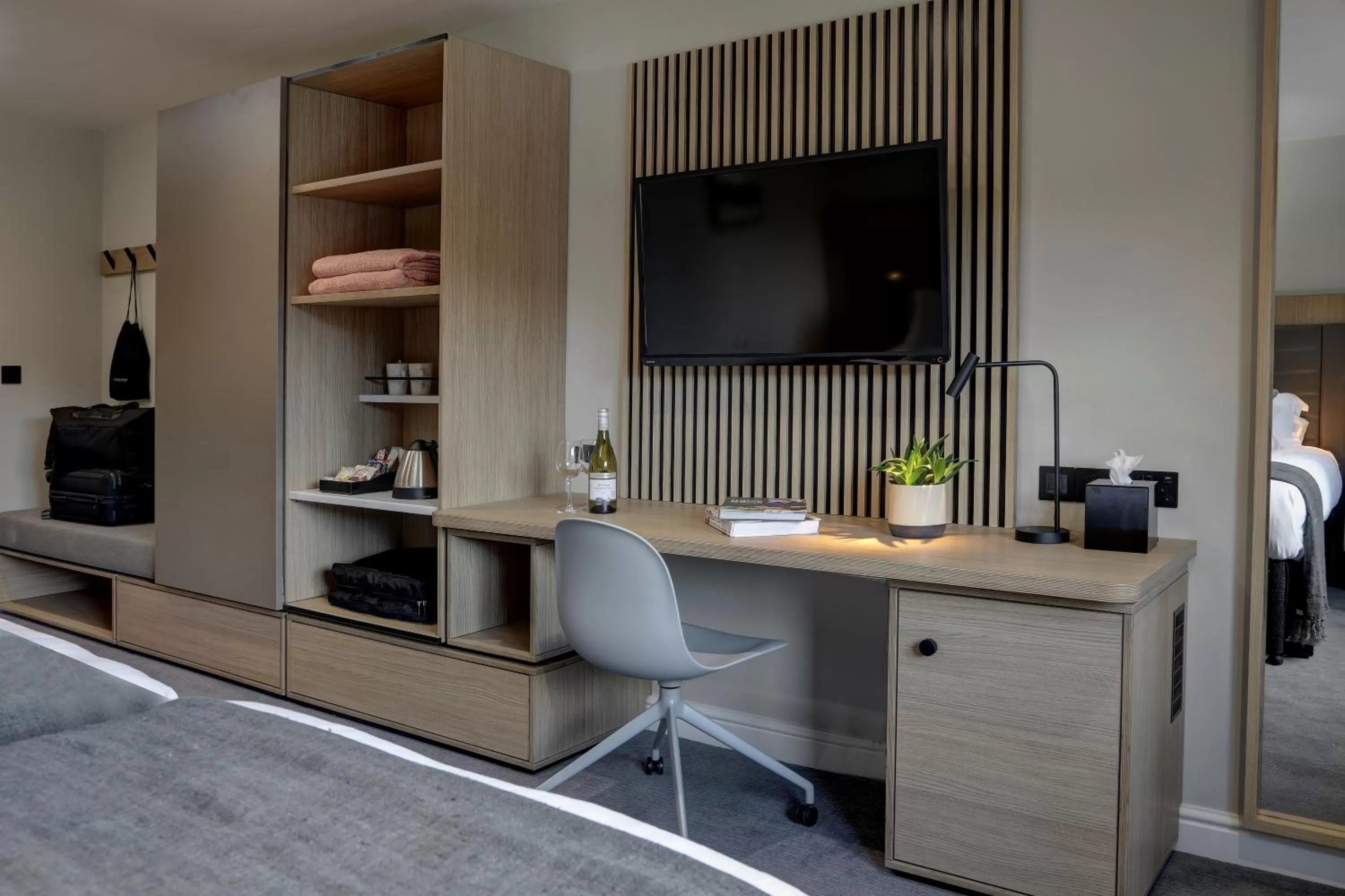 Bedroom, Bed in Mytton Fold Hotel, Ribble Valley