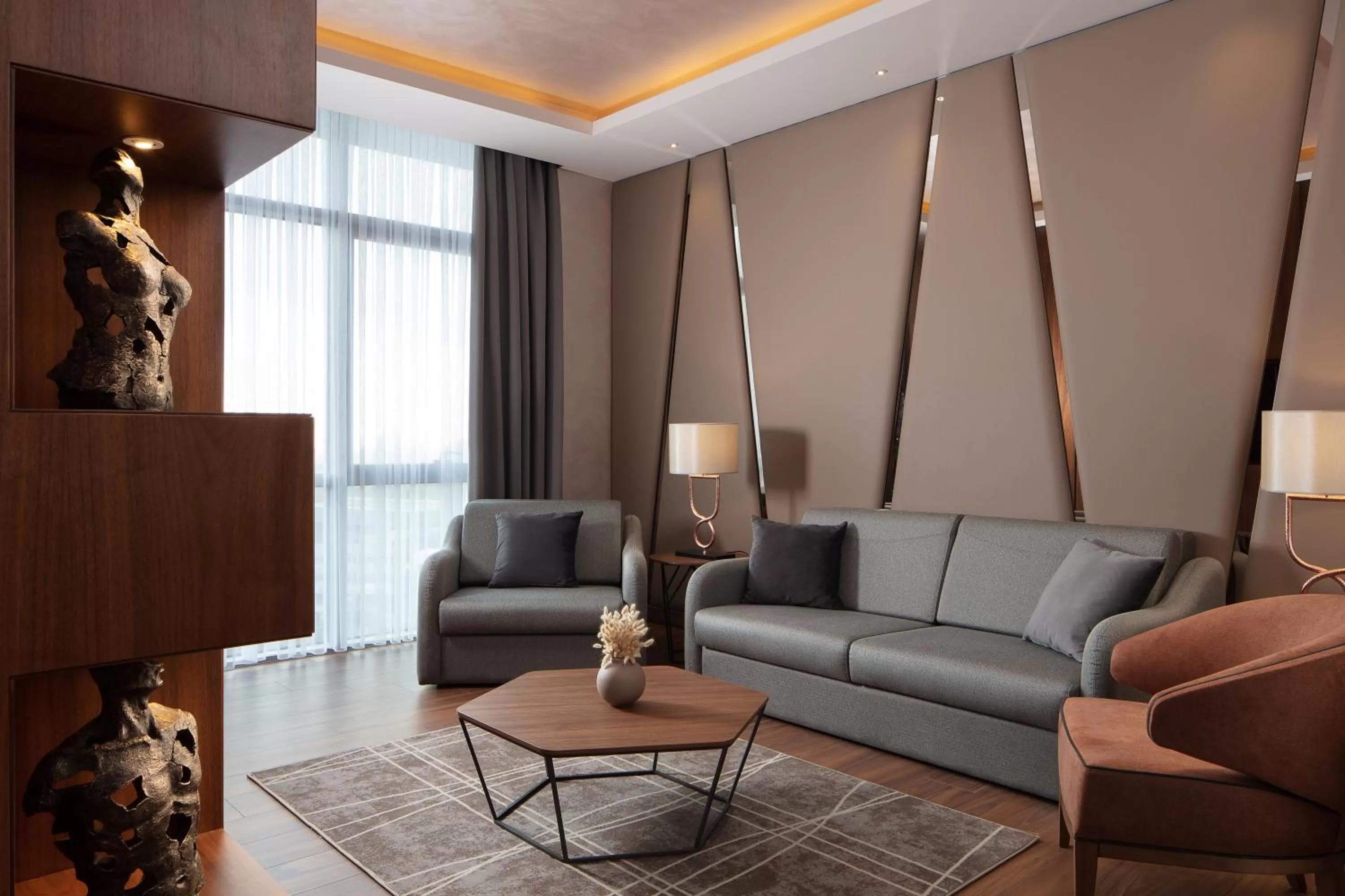 Seating area in Lionel Hotel Istanbul