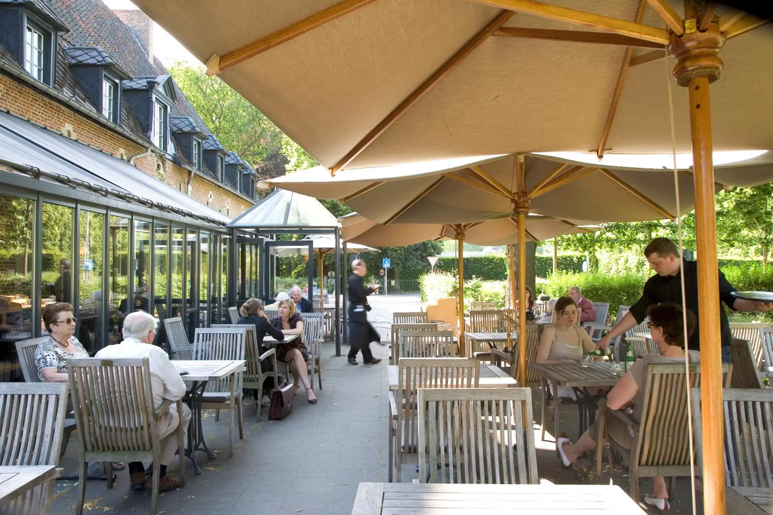 Balcony/Terrace, Restaurant/Places to Eat in Hotel The Lodge Heverlee