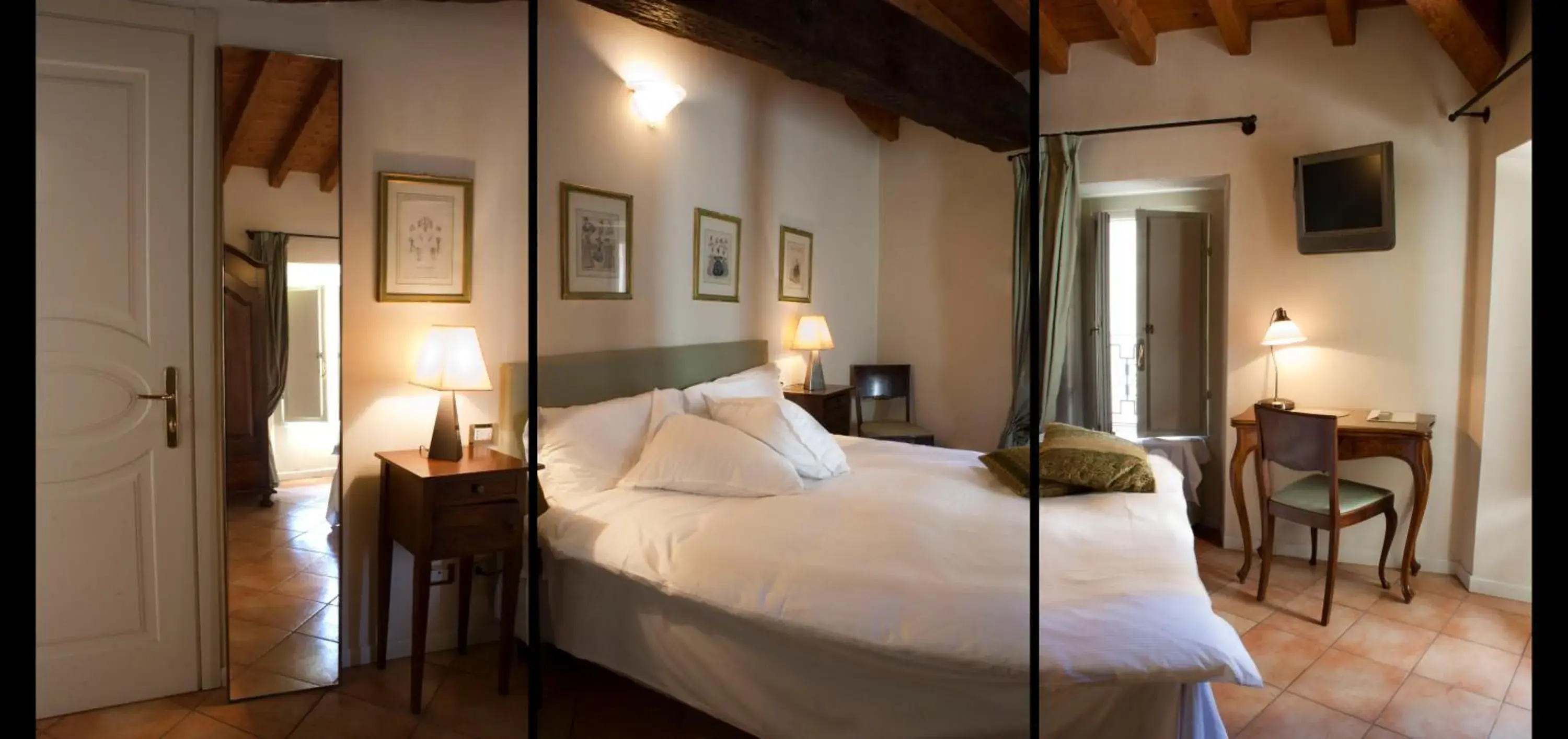 Photo of the whole room, Bed in Albergo Orologio