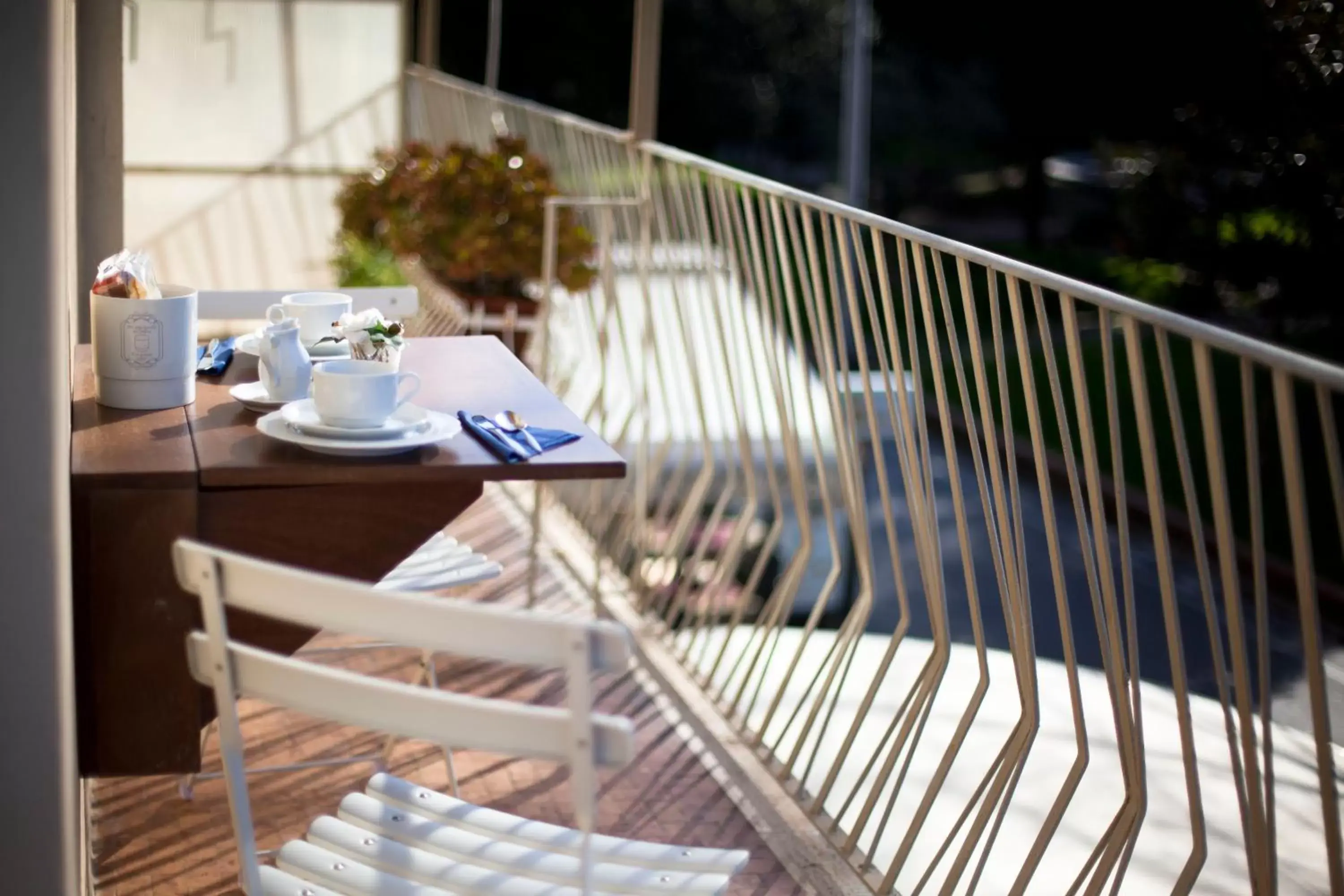 Balcony/Terrace in Hotel Garden