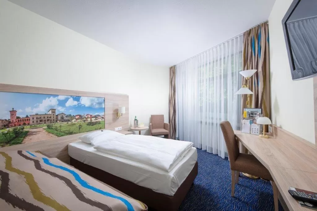 Bed in Seehotel Grunewald