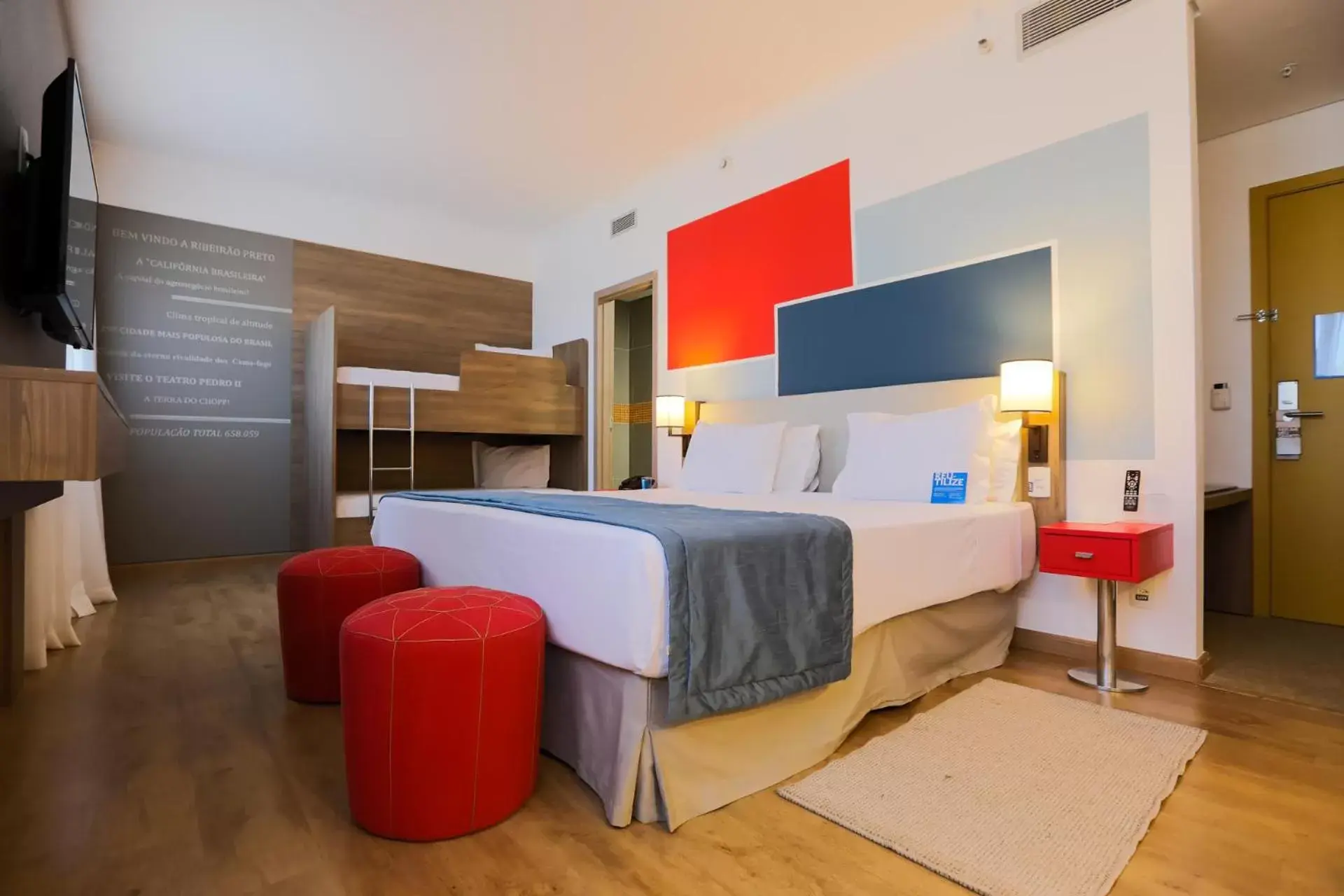 Bed in TRYP By Wyndham Ribeirão Preto