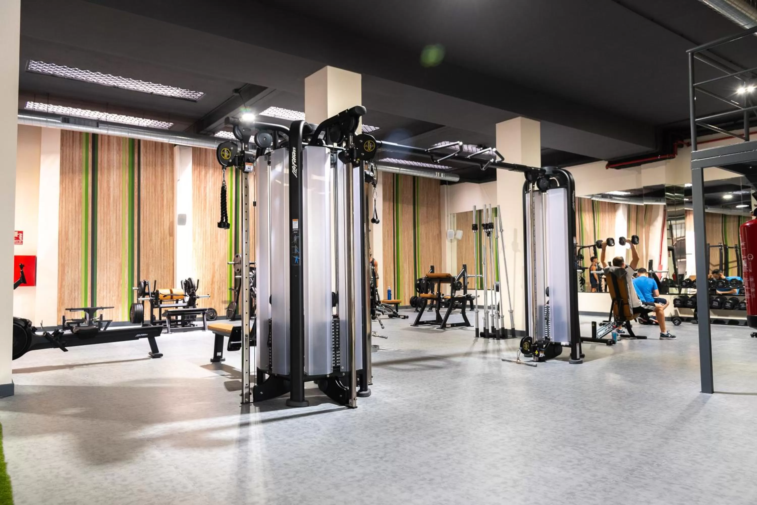 Fitness centre/facilities in Hotel Familia Conde