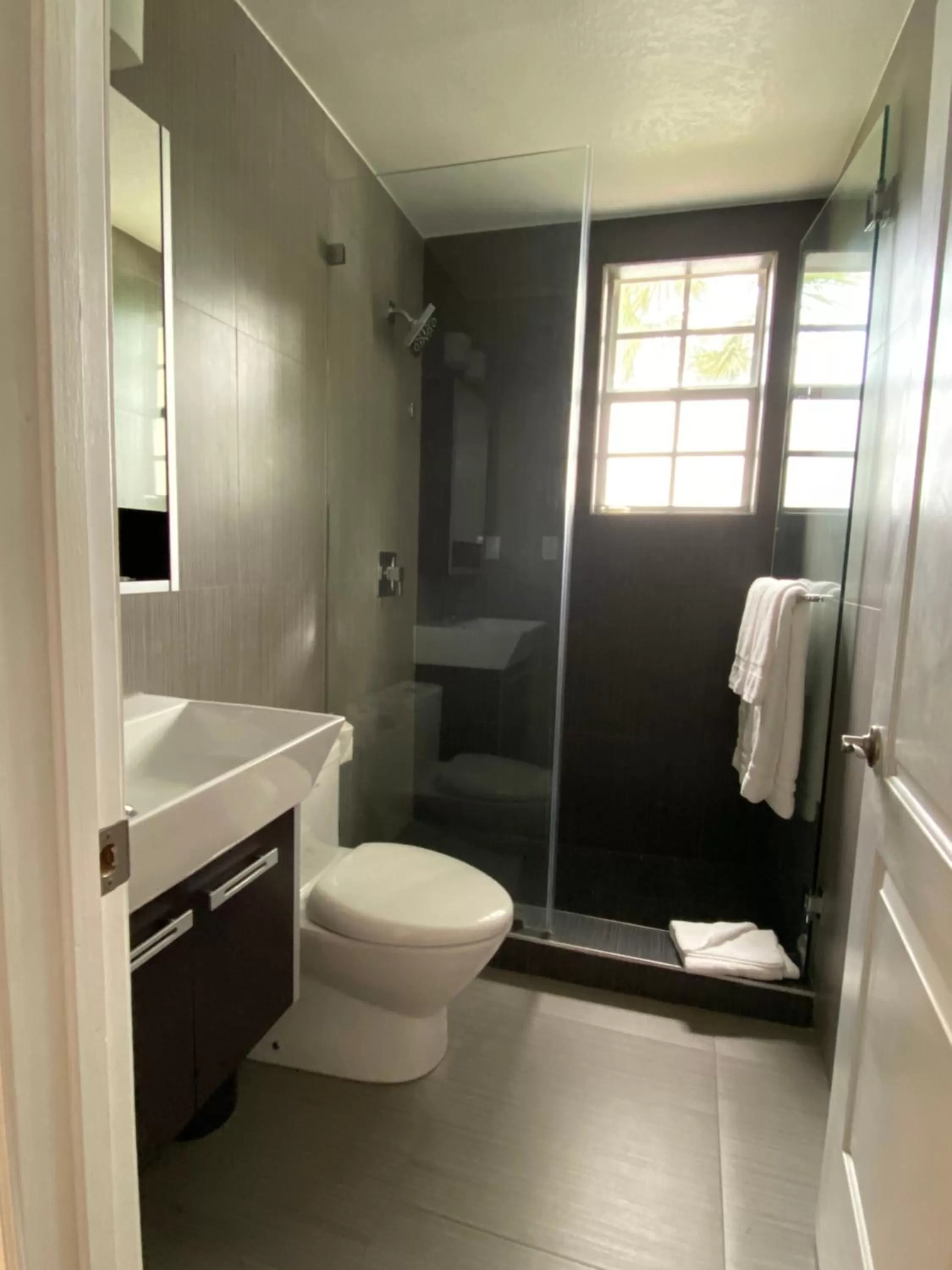 Shower in Harding Boutique Apartments