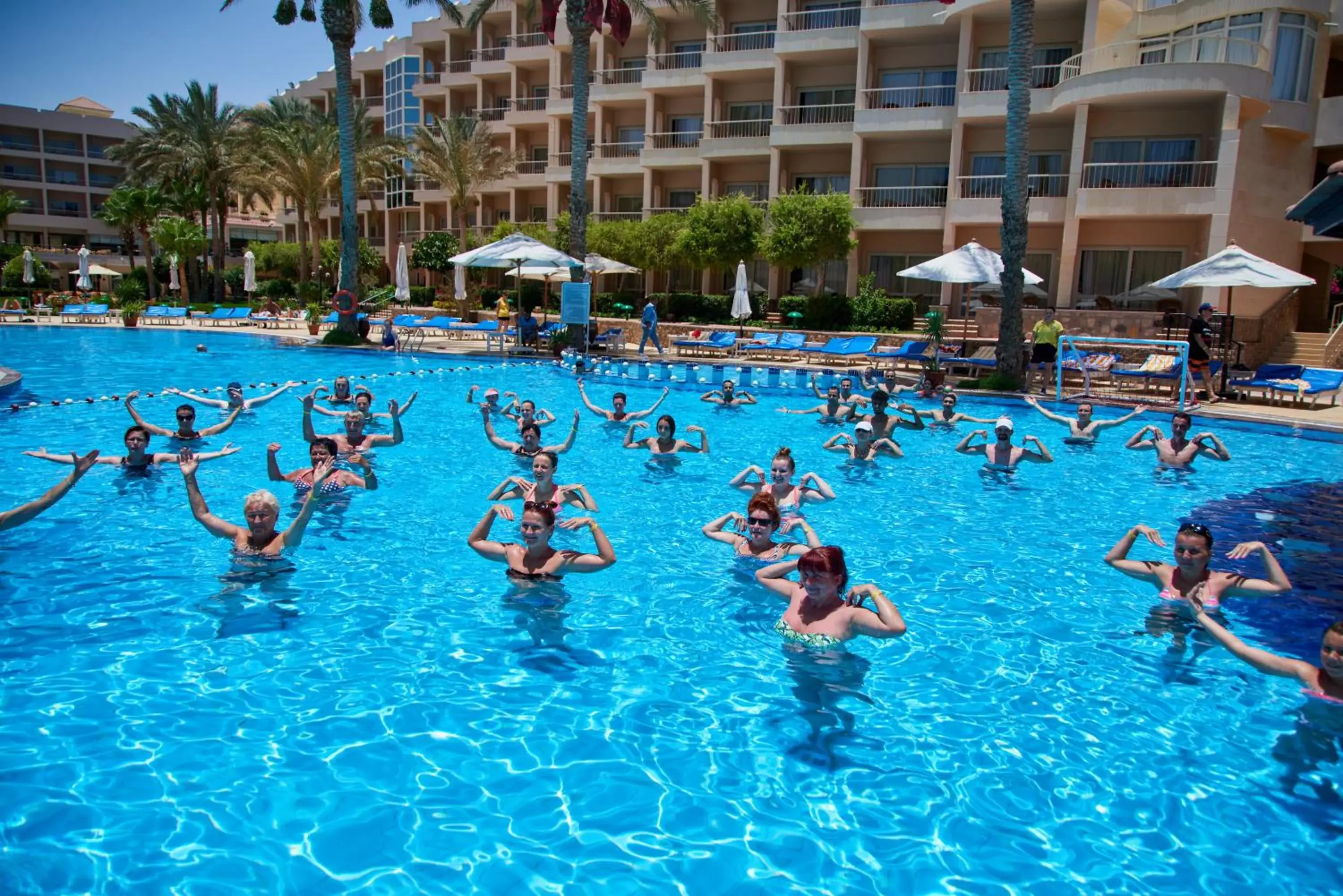 People, Swimming Pool in Sea Star Beau Rivage Hotel
