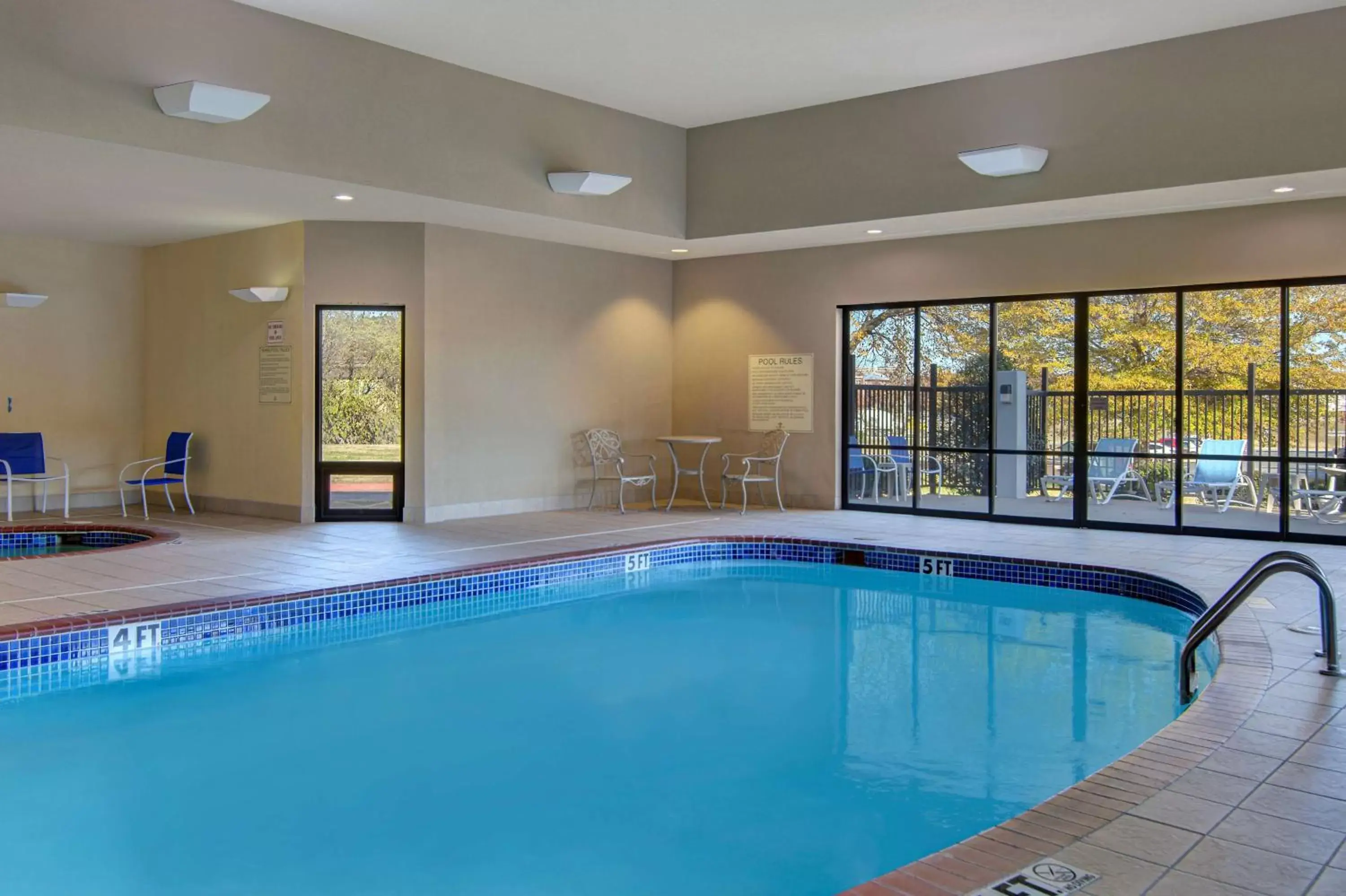 Pool view, Swimming Pool in Hampton Inn Fayetteville