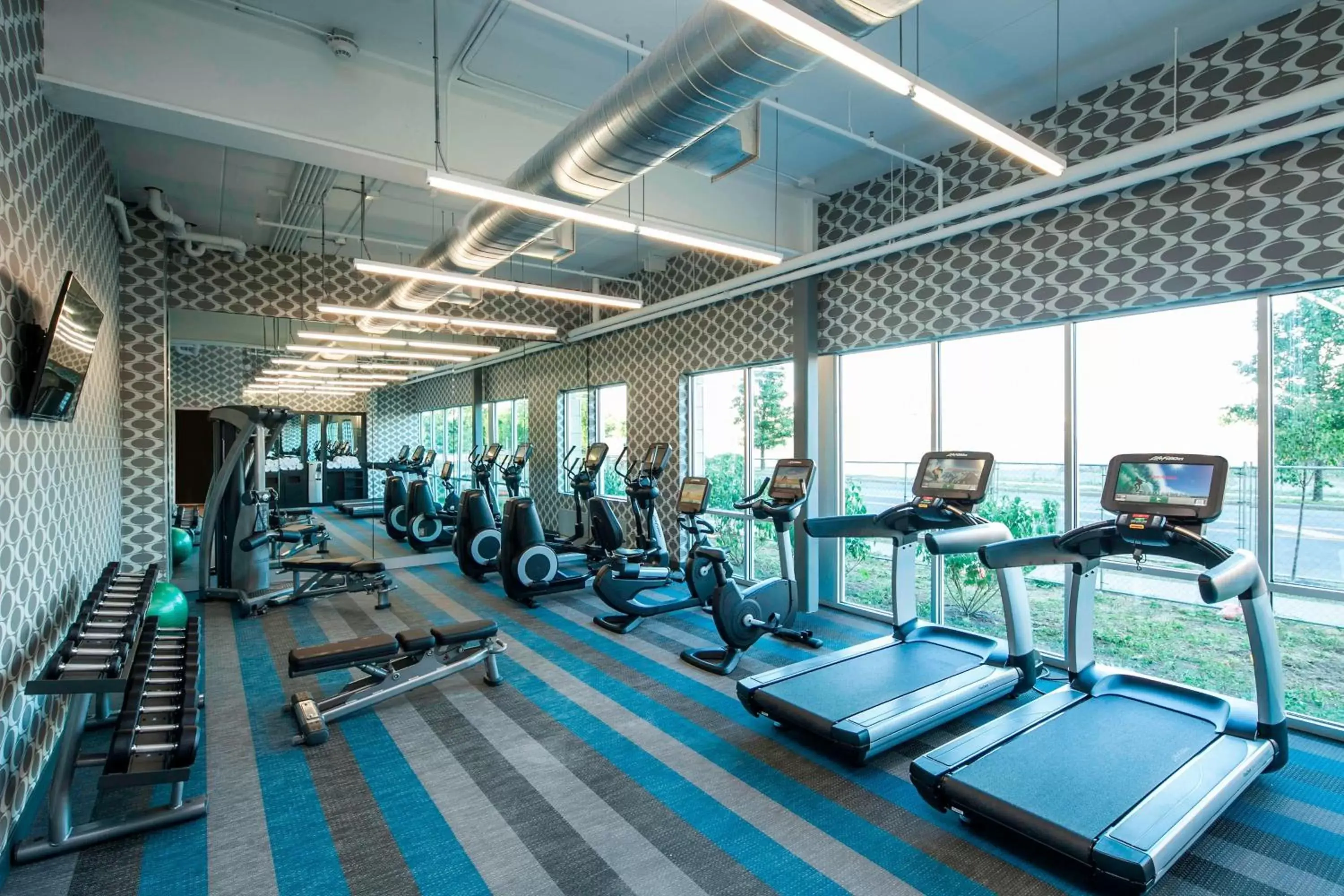 Fitness centre/facilities, Fitness Center/Facilities in Aloft Syracuse Inner Harbor