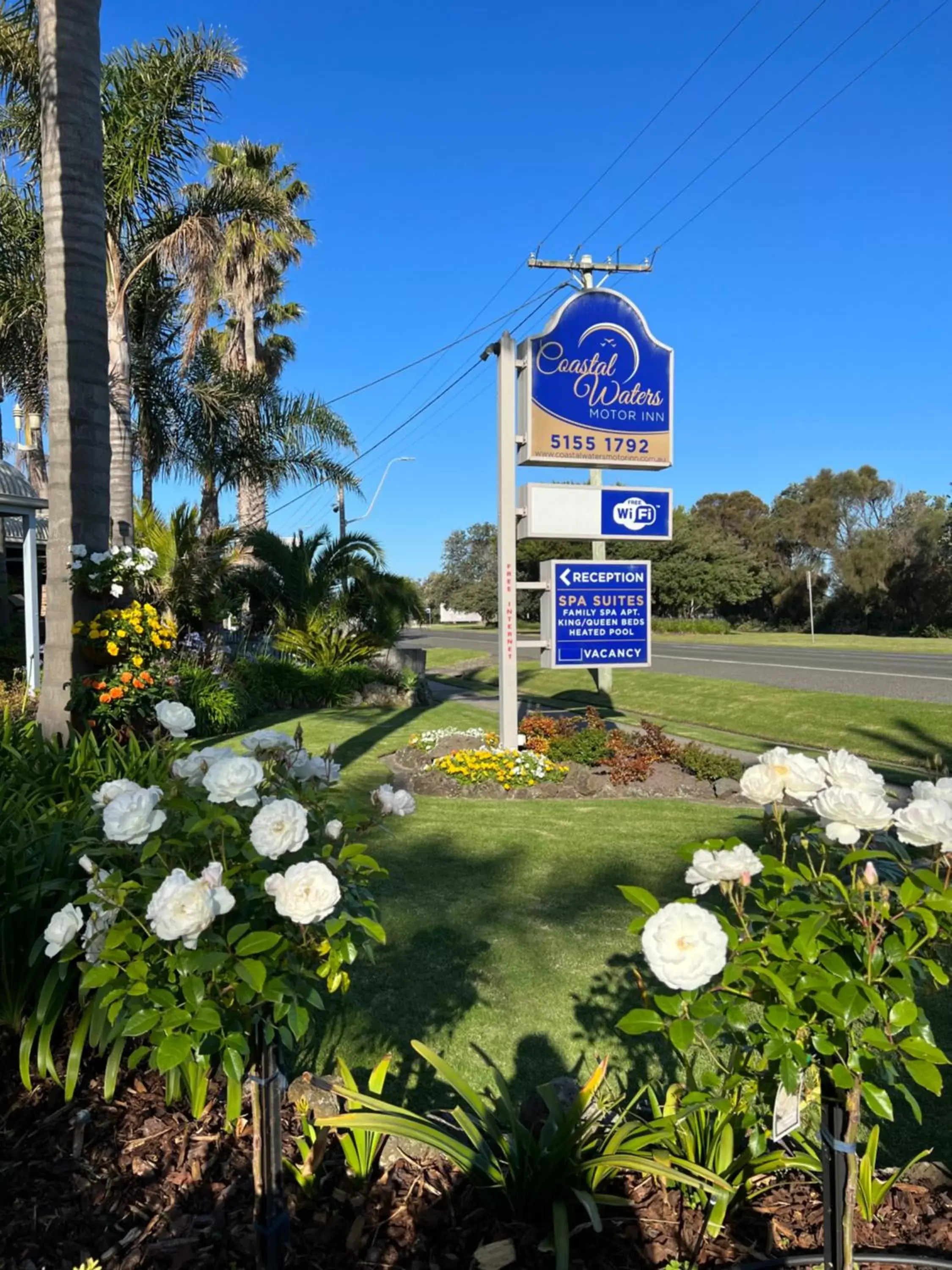 Property Logo/Sign in Coastal Waters Motor Inn