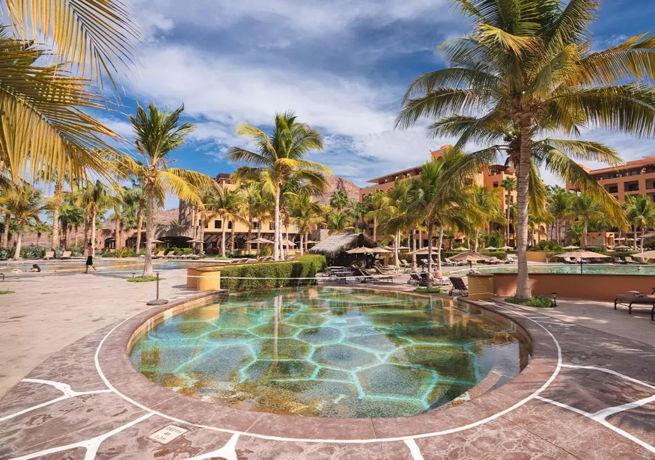 Swimming pool in Villa del Palmar at the Islands of Loreto