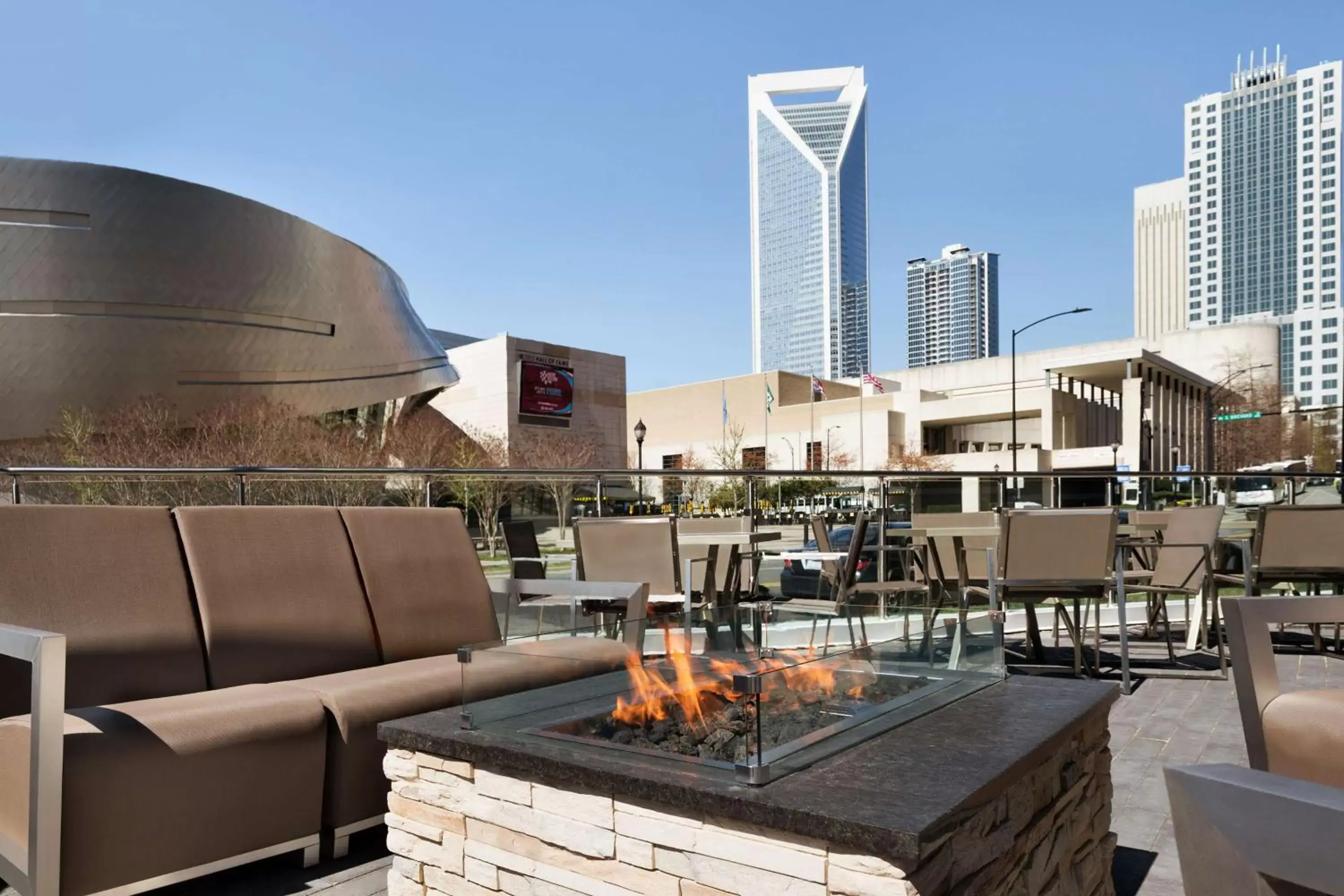 Patio in Embassy Suites by Hilton Charlotte Uptown