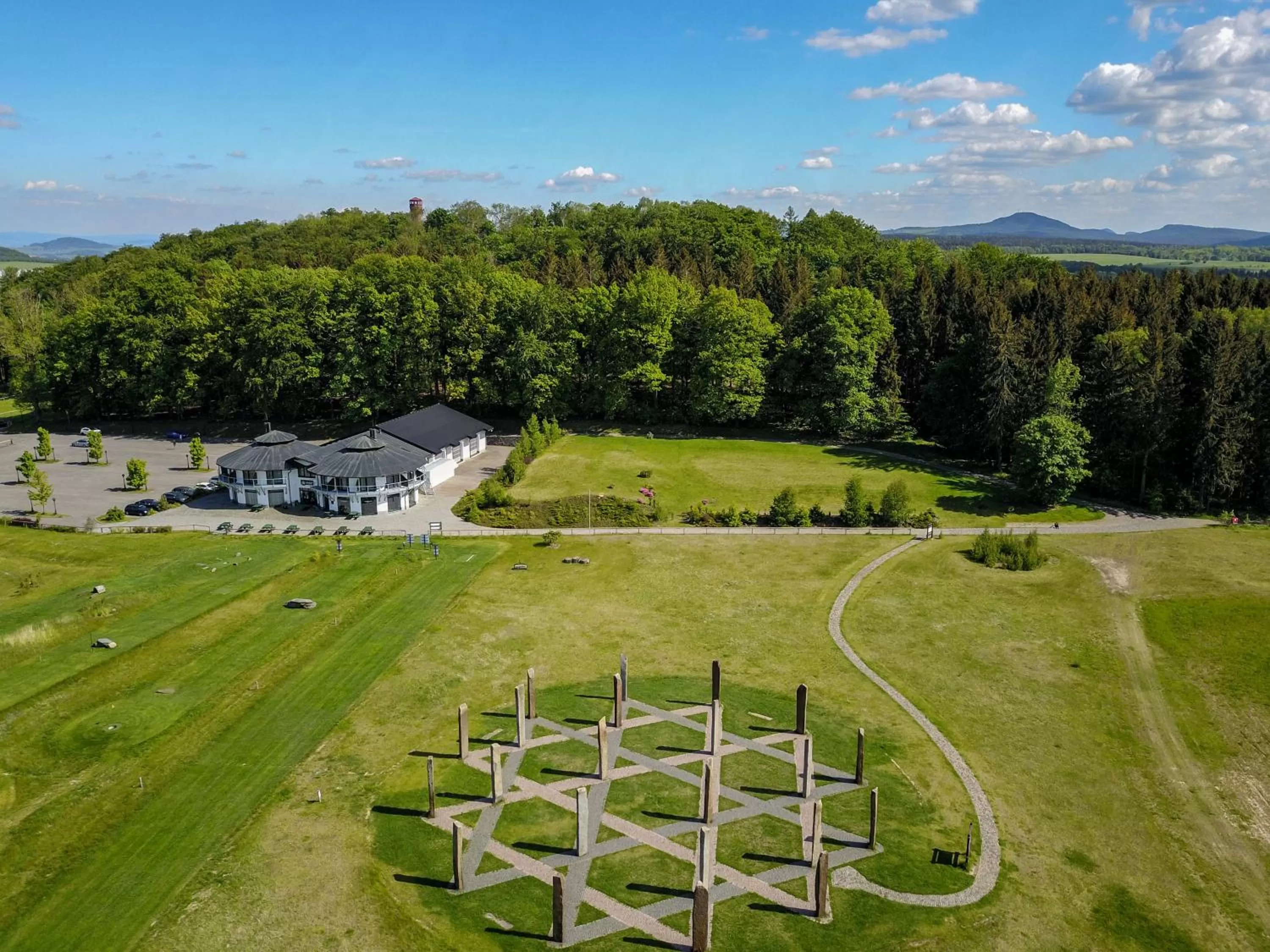 Bird's-eye View in Hotel Dymník