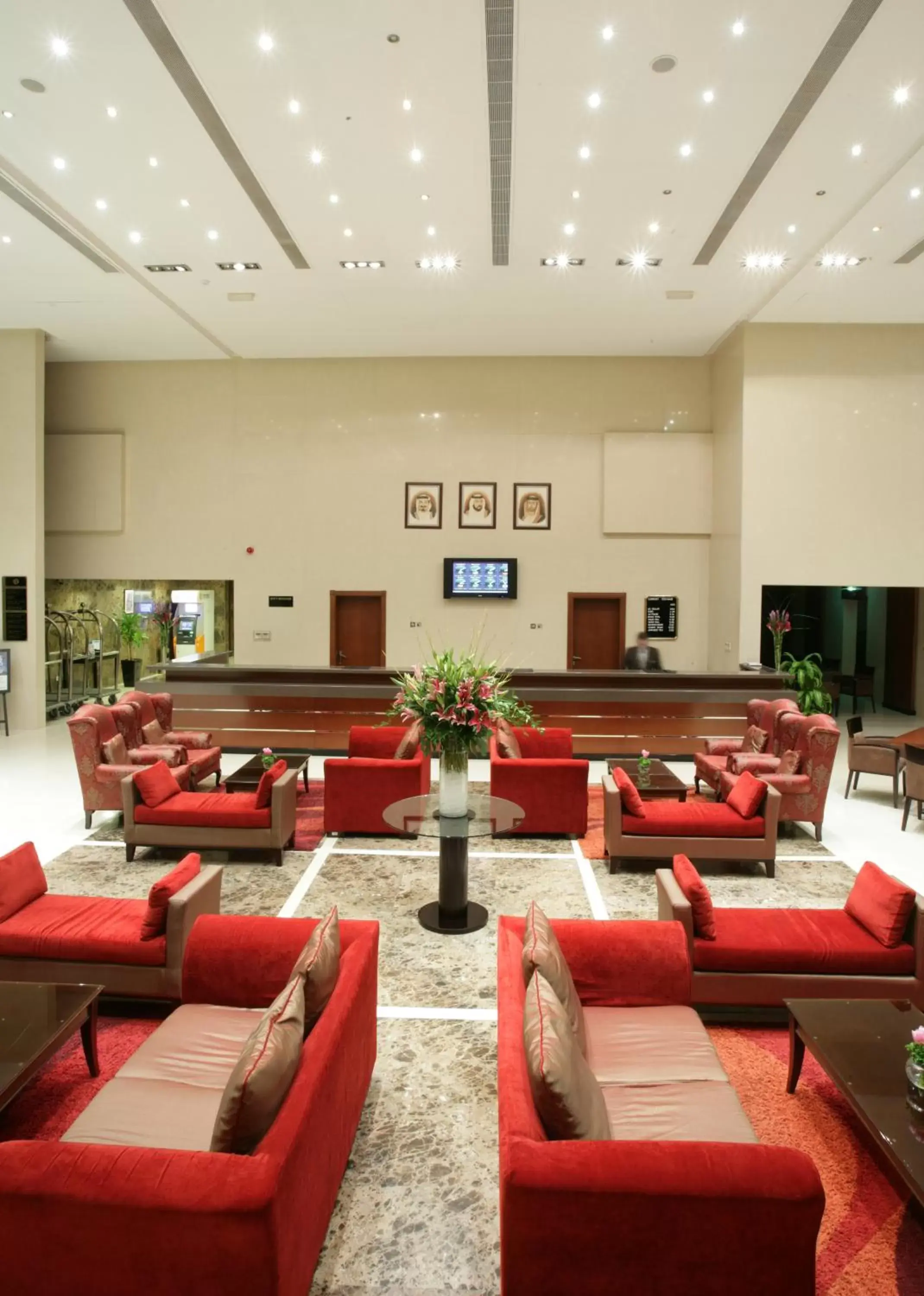 Lobby or reception in Ramada Hotel & Suites by Wyndham Ajman Lobby or reception in Ramada Hotel & Suites by Wyndham Ajman