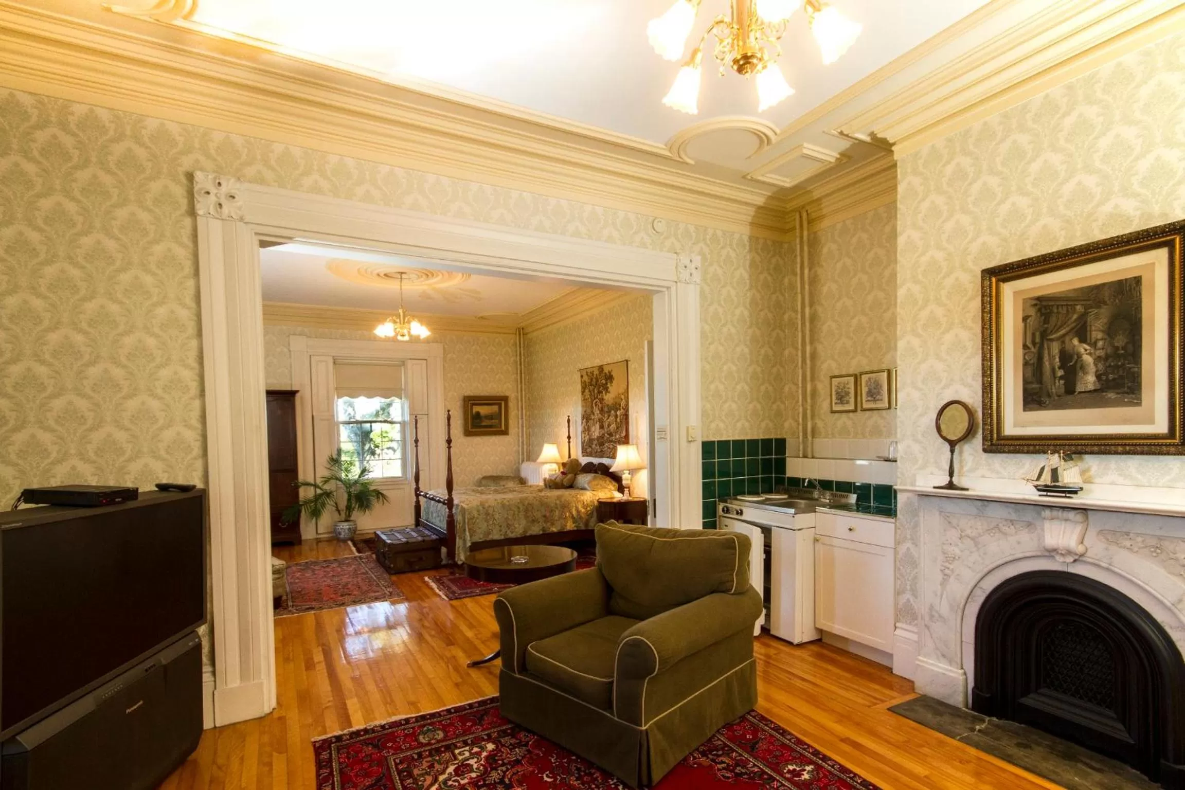 Living room, Seating Area in Homeport Historic B&B