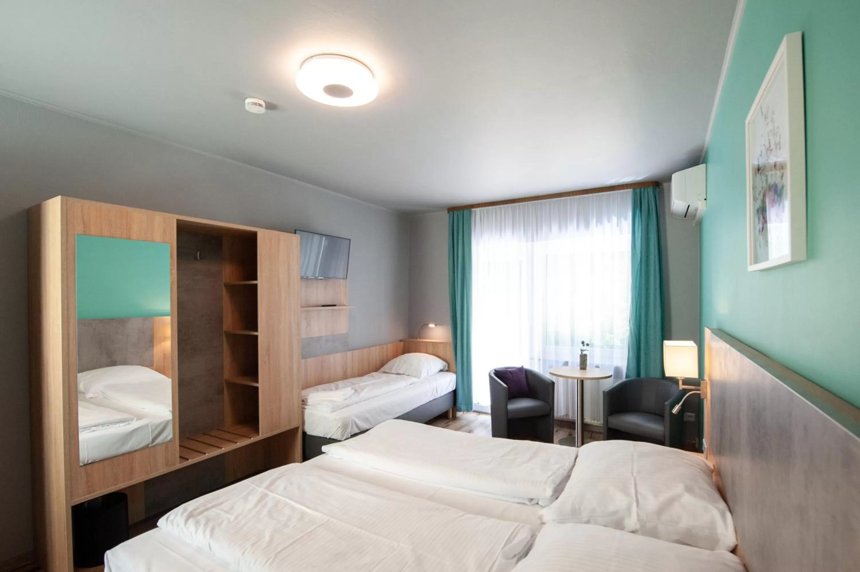 Bed in Hotel Blüchertal