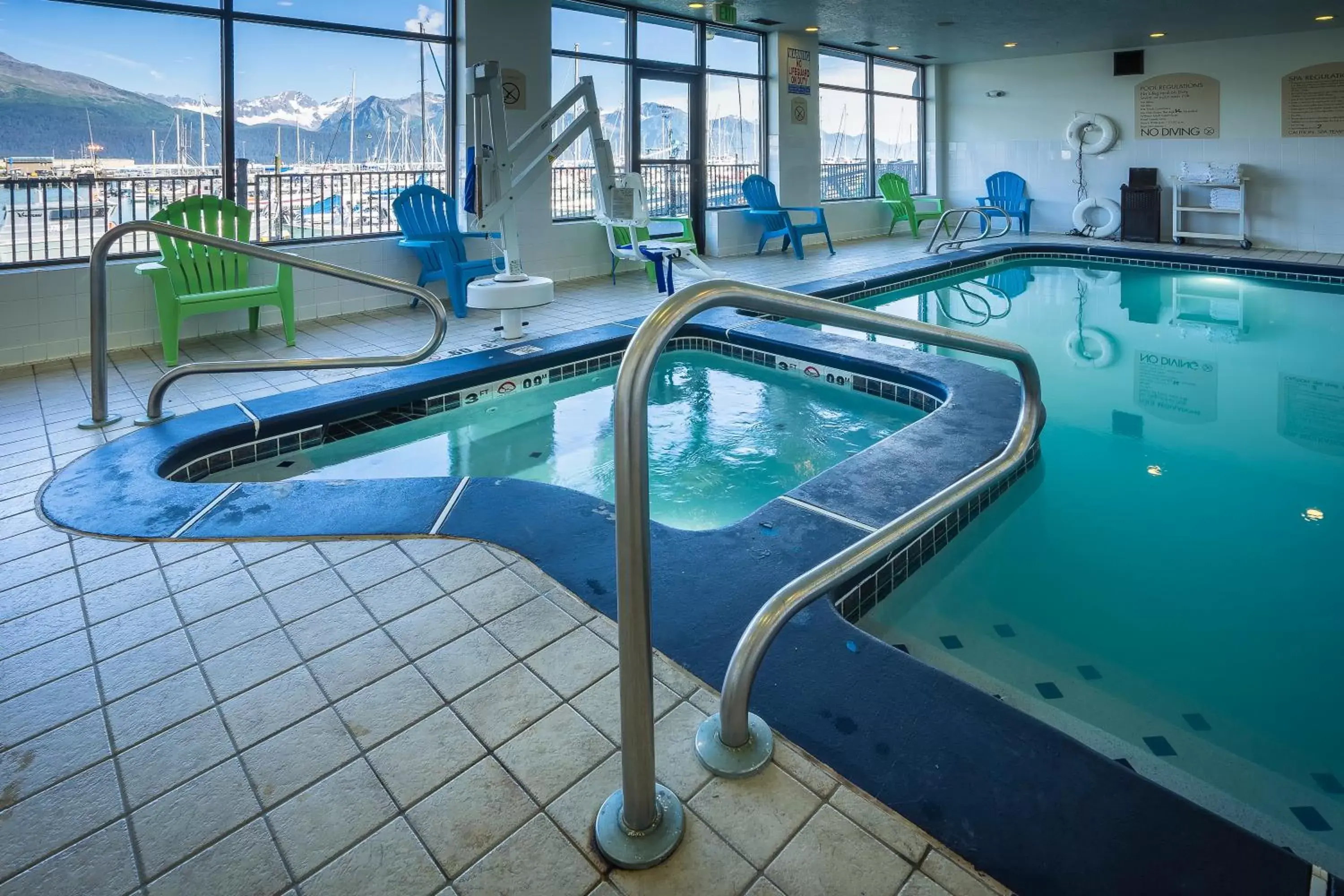 Activities, Swimming Pool in Harbor 360 Hotel Seward