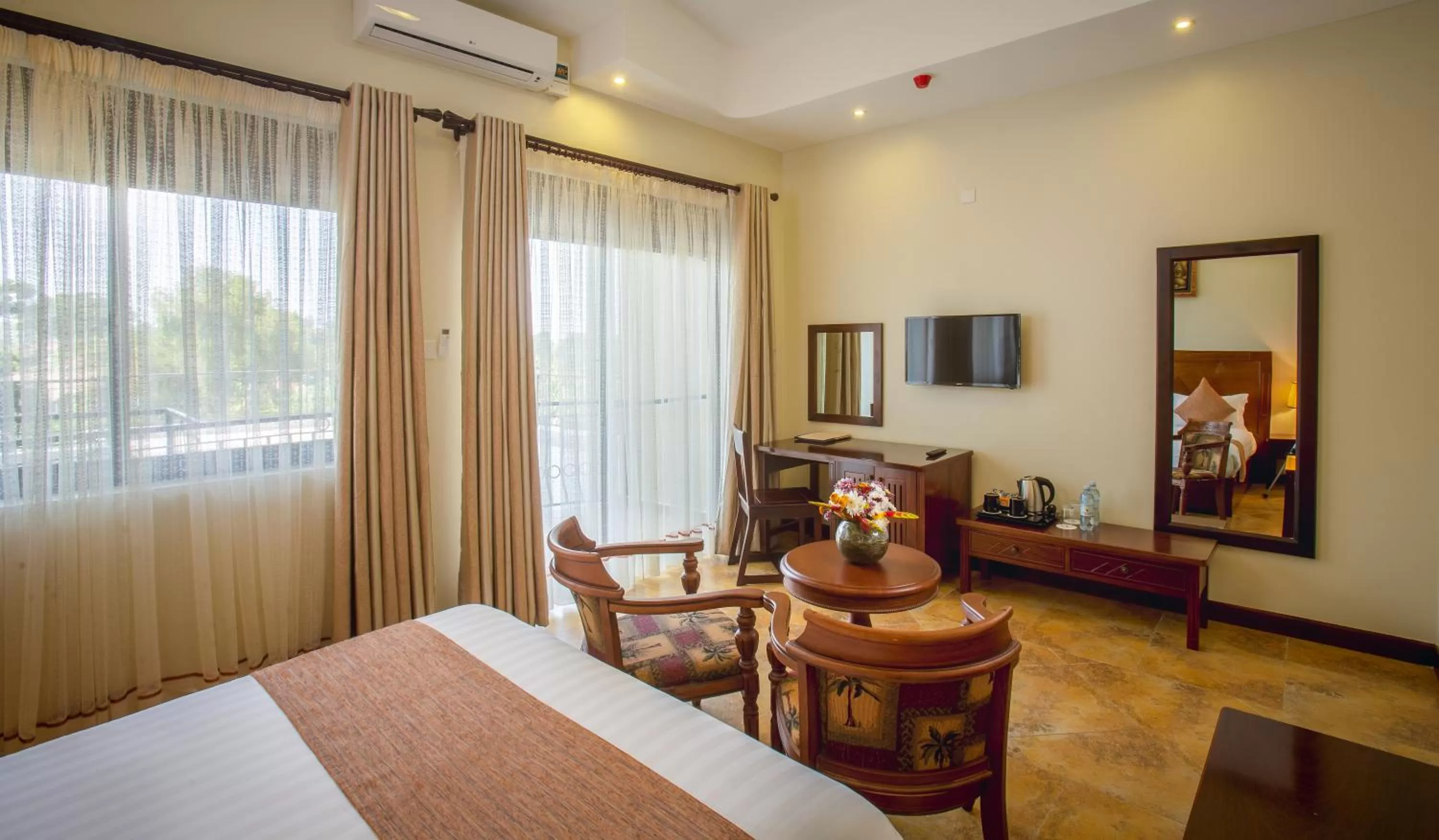 Seating area in Nyaika Hotel