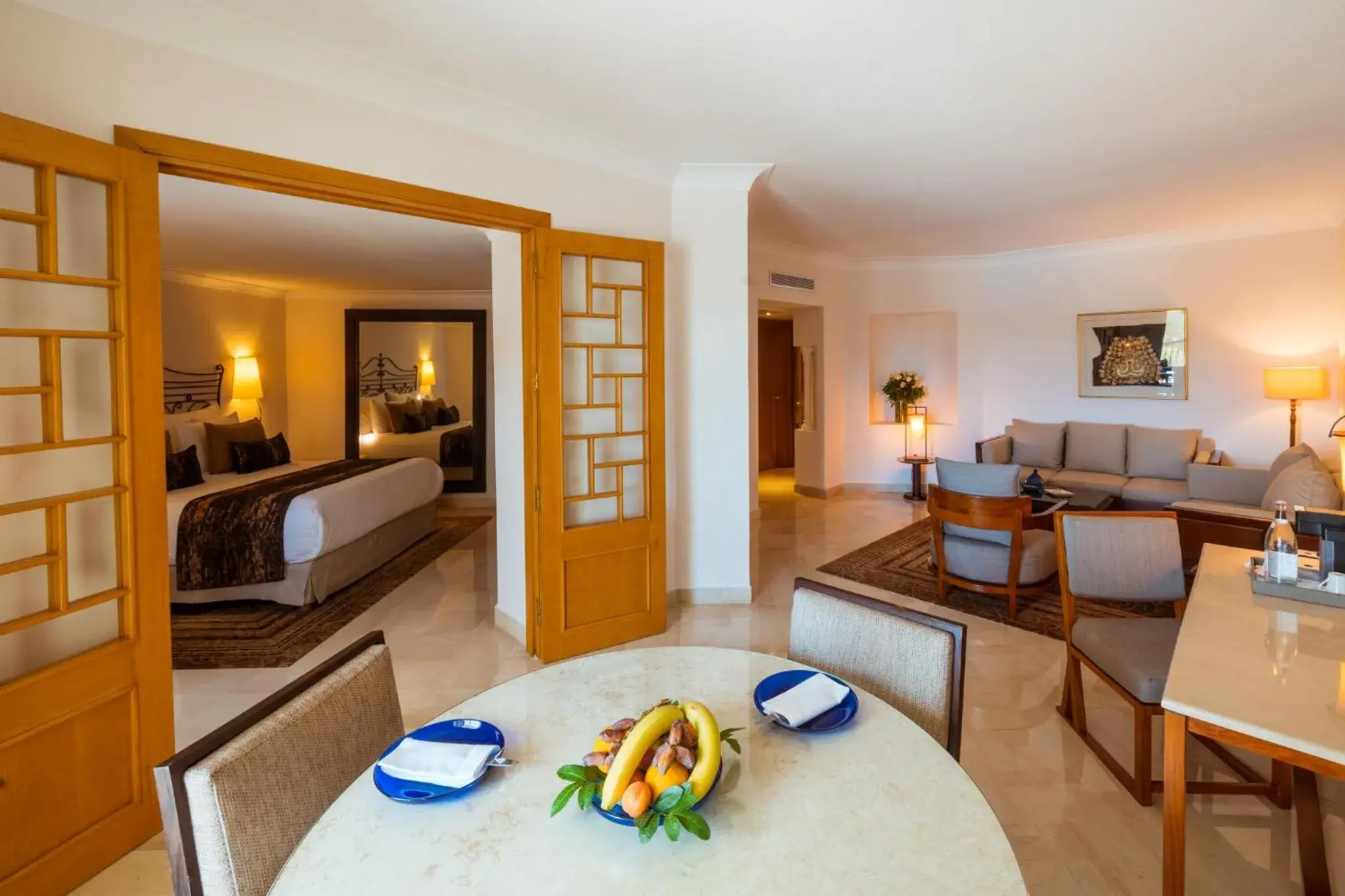 Property building, Bed in The Residence Tunis Property building, Bed in The Residence Tunis